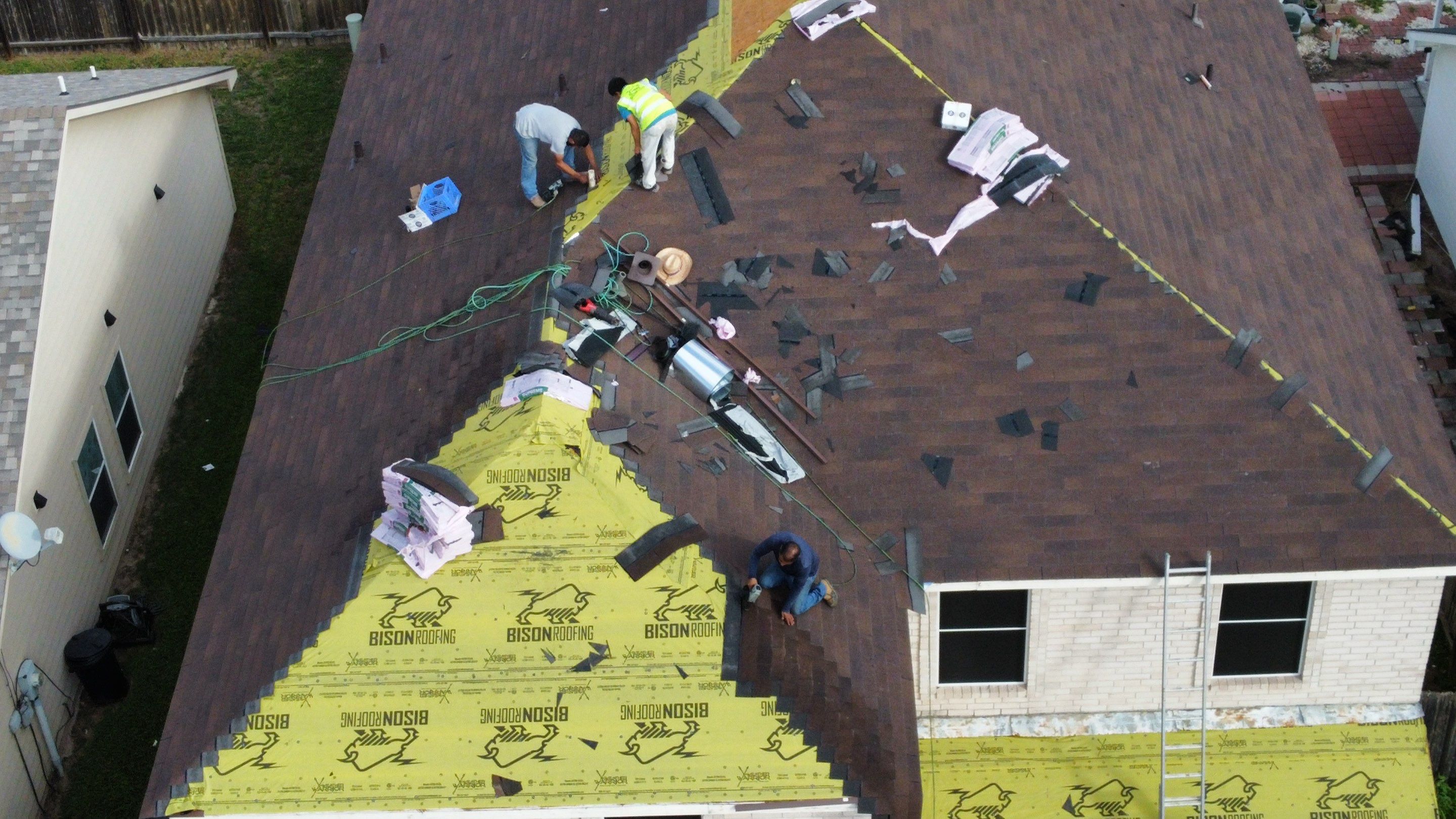 McAllen Roof Project by Bison Roofing  