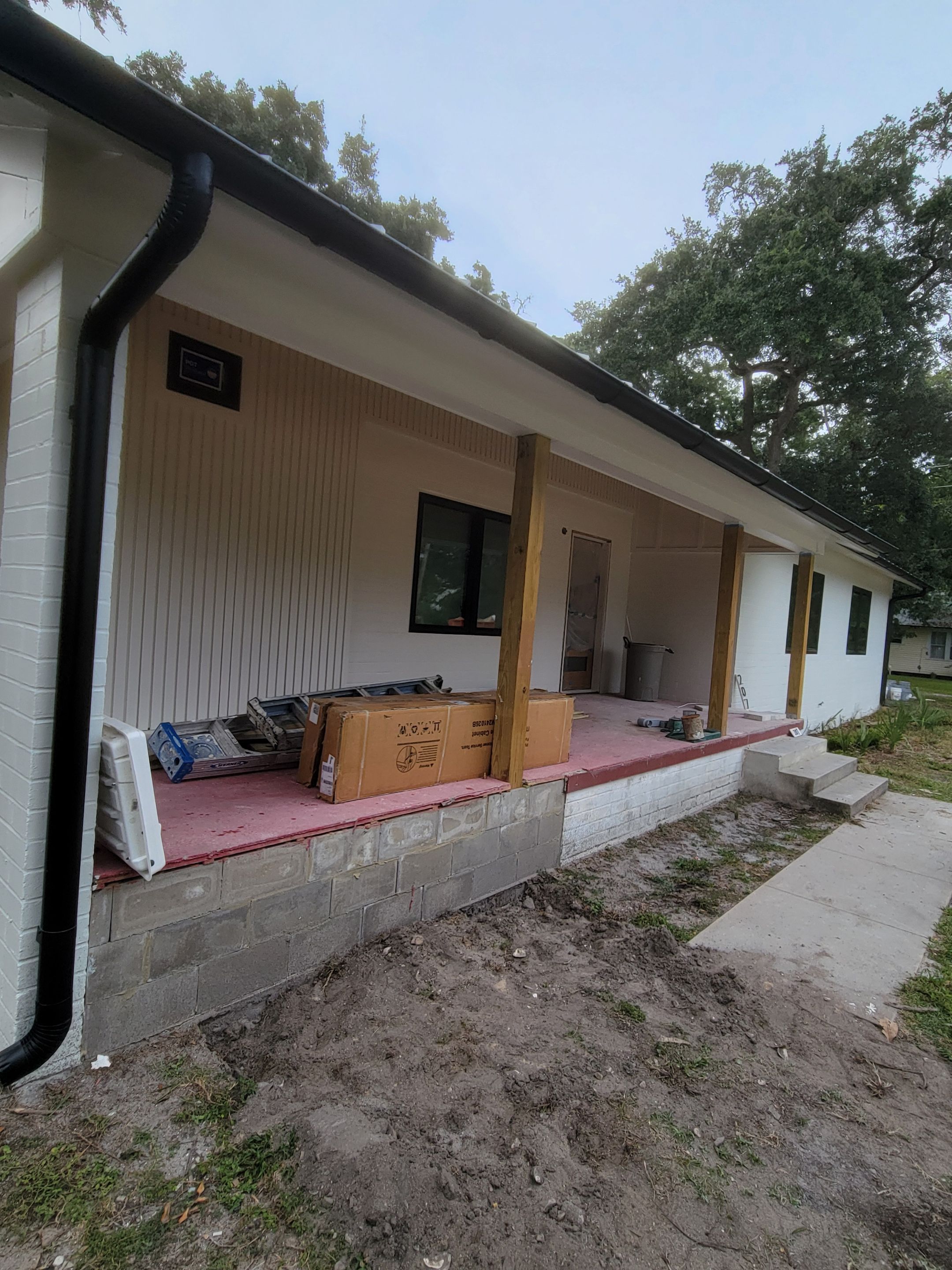 Durable 6-Inch Half-Round Gutters Installed by Gutter Professor by Gutter Professors