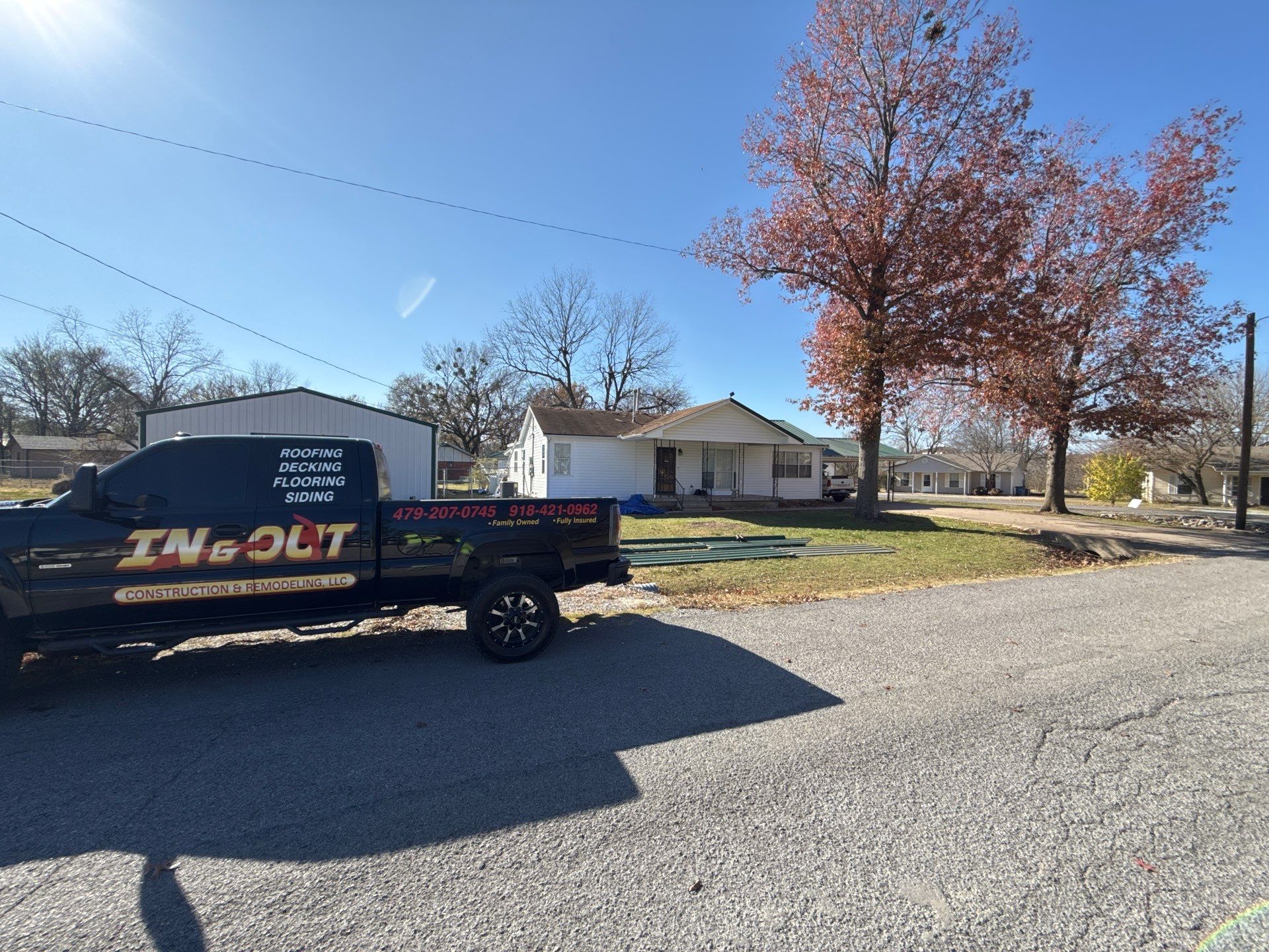 Hail storm restoration by In & Out Construction & Remodeling, LLC