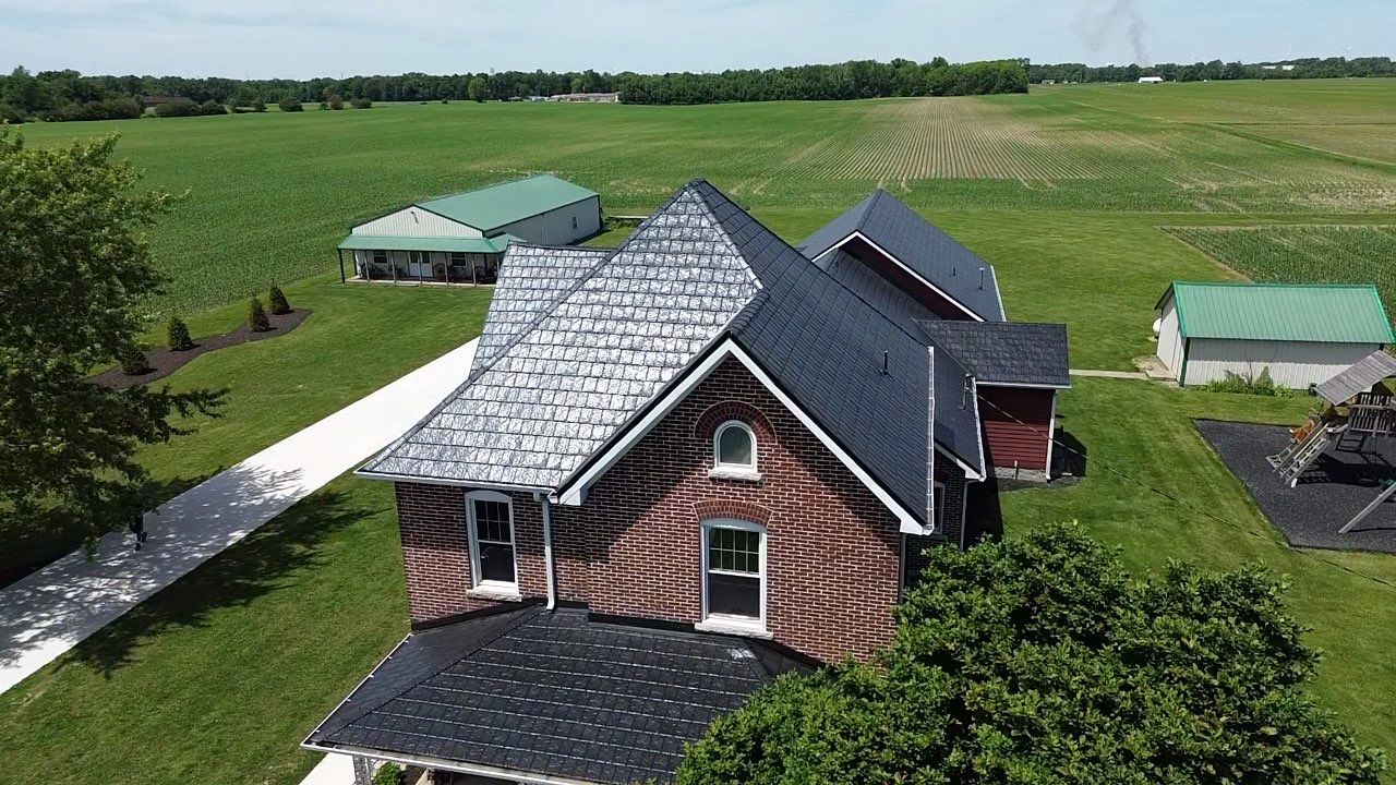 Historic Metal Slate Roof Restoration in Elwood, IN by 4Ever Metal Roofing