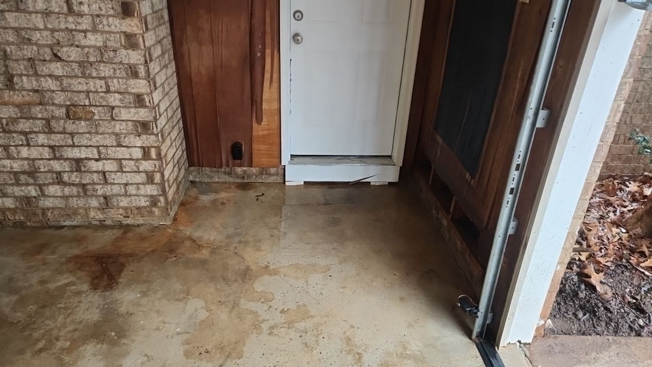 garage floor clean using cleaner by G&H Home Tech Pros LLC