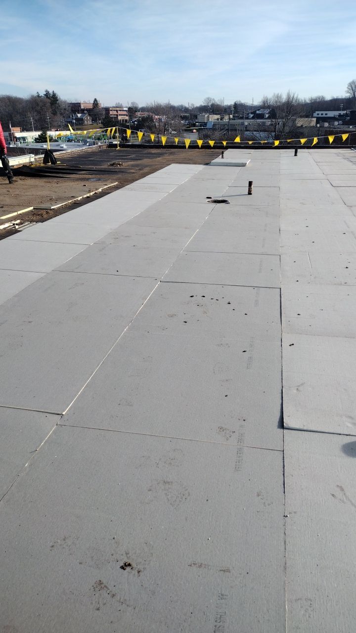 Commercial flat roof parma by Absolute Roofing and Construction