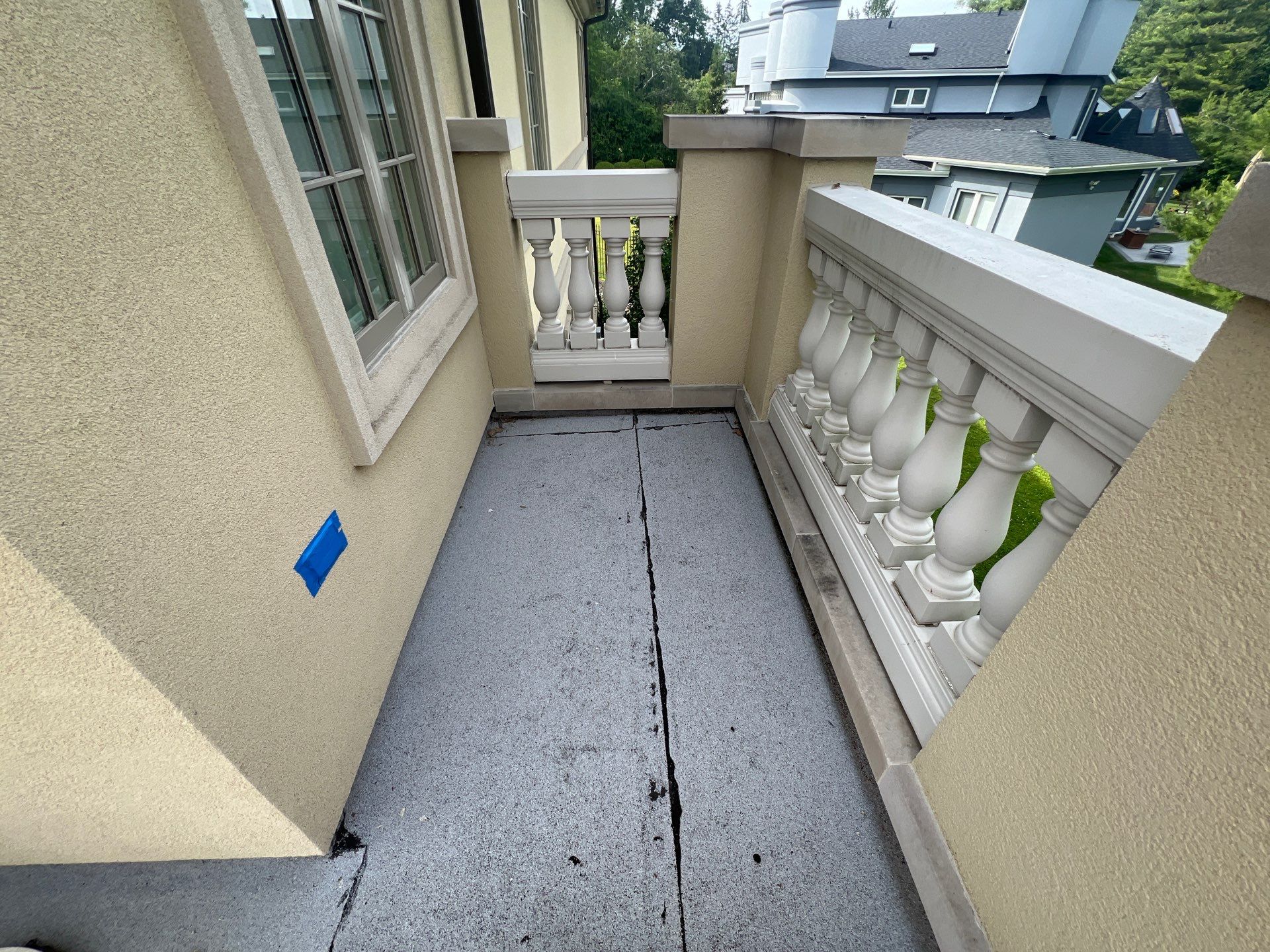 concrete cleaning using Algaecide, soft wash soap by Northern Power Washing LLC.