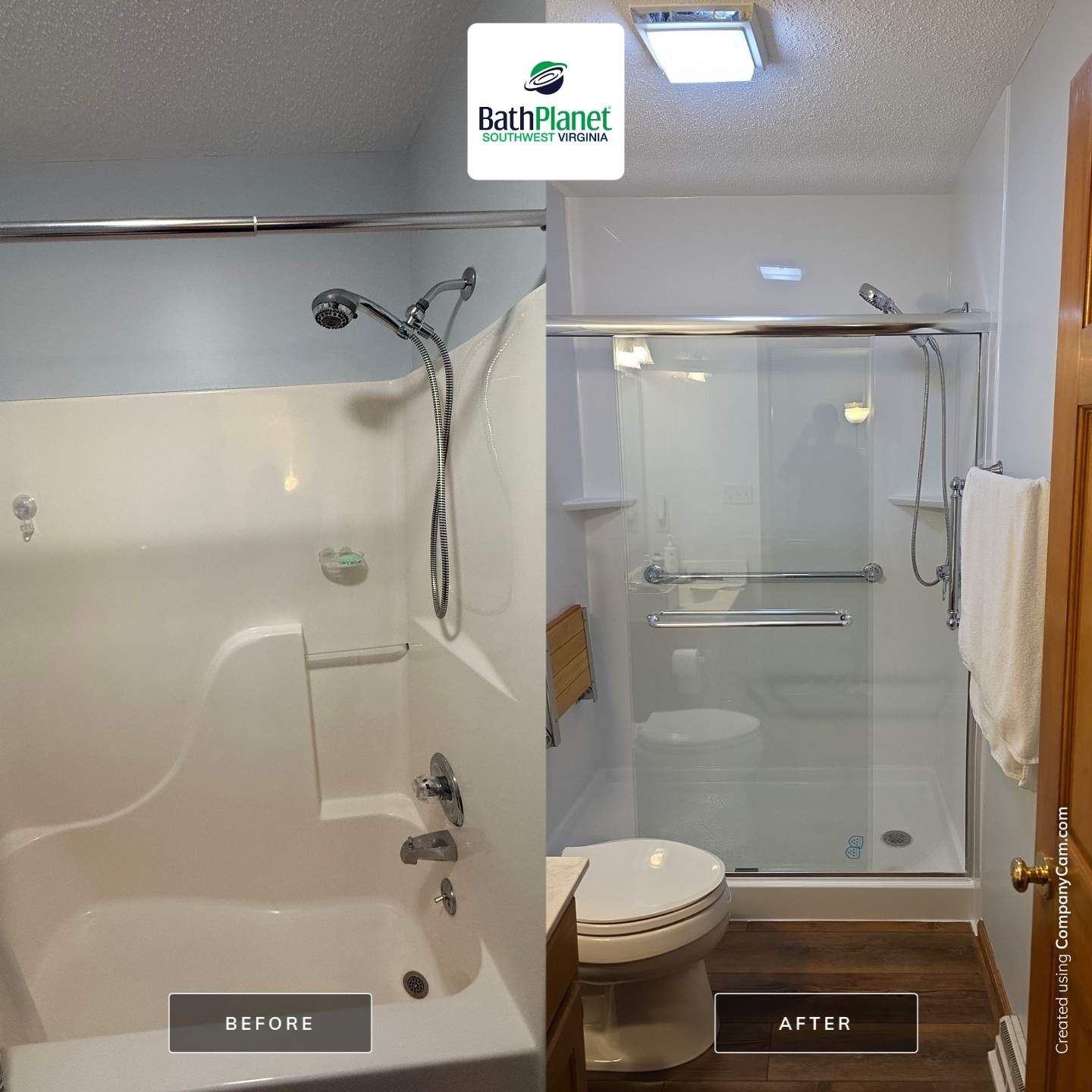 Tub to Shower by BathPlanet SW Virginia