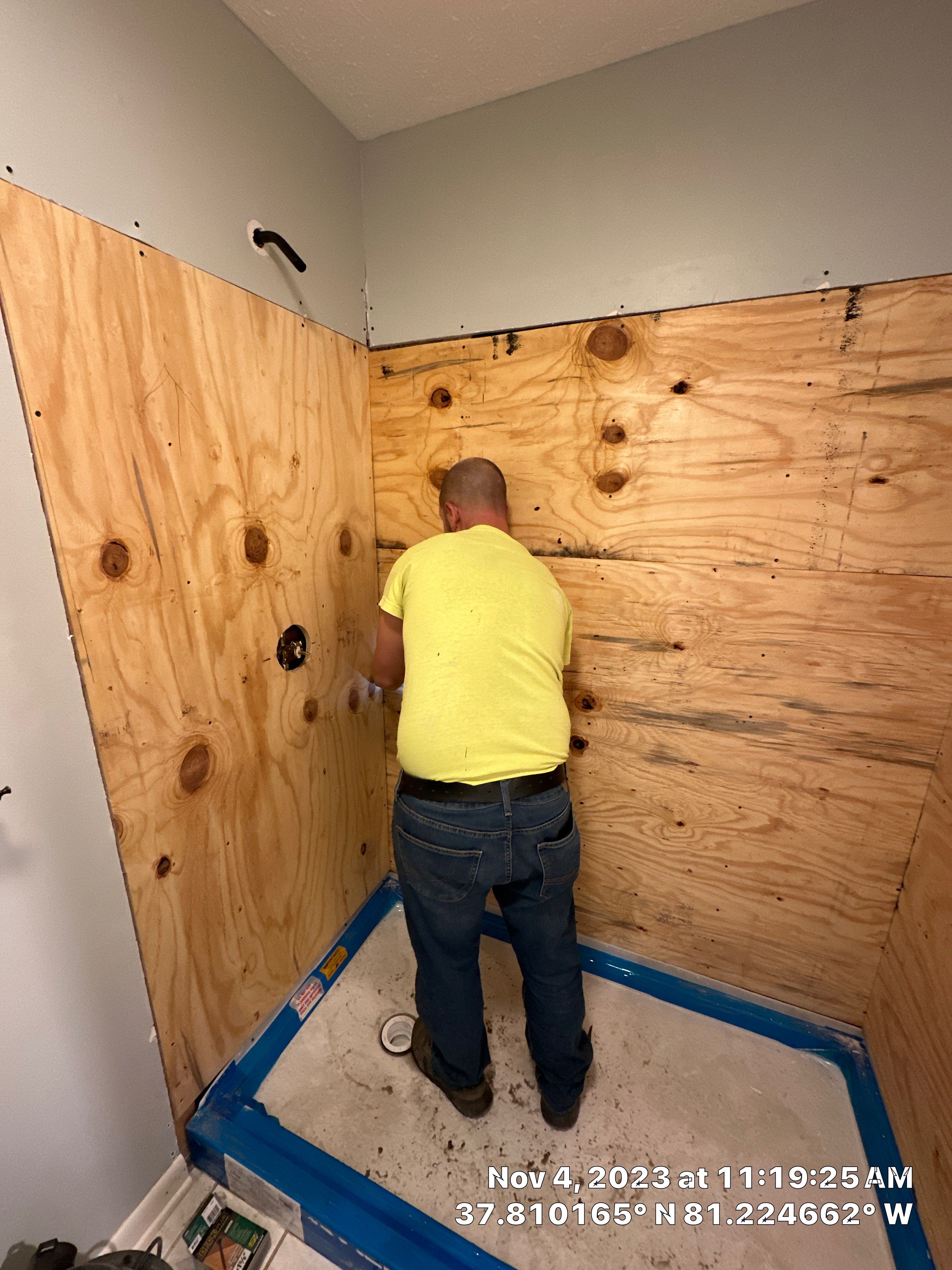 Tub to Shower Conversion using BCI Acrylic Shower System by Secure Construction Company Inc