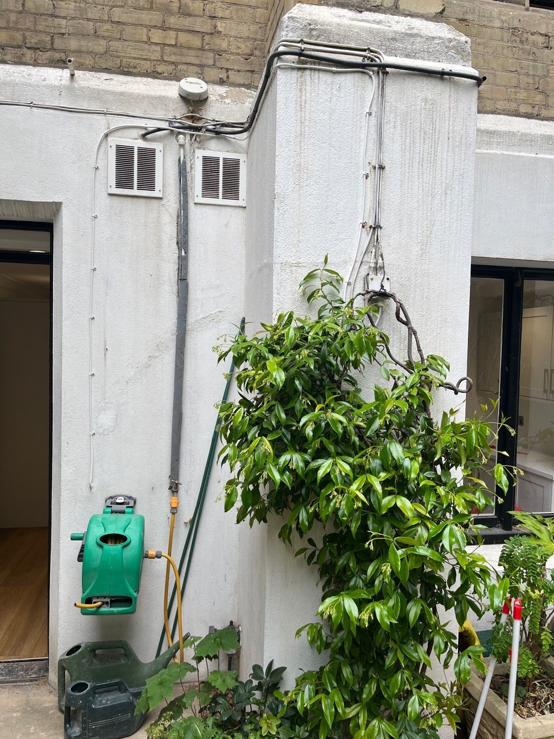 Basement garden patio and render clean by Ges Exterior Cleaning ltd