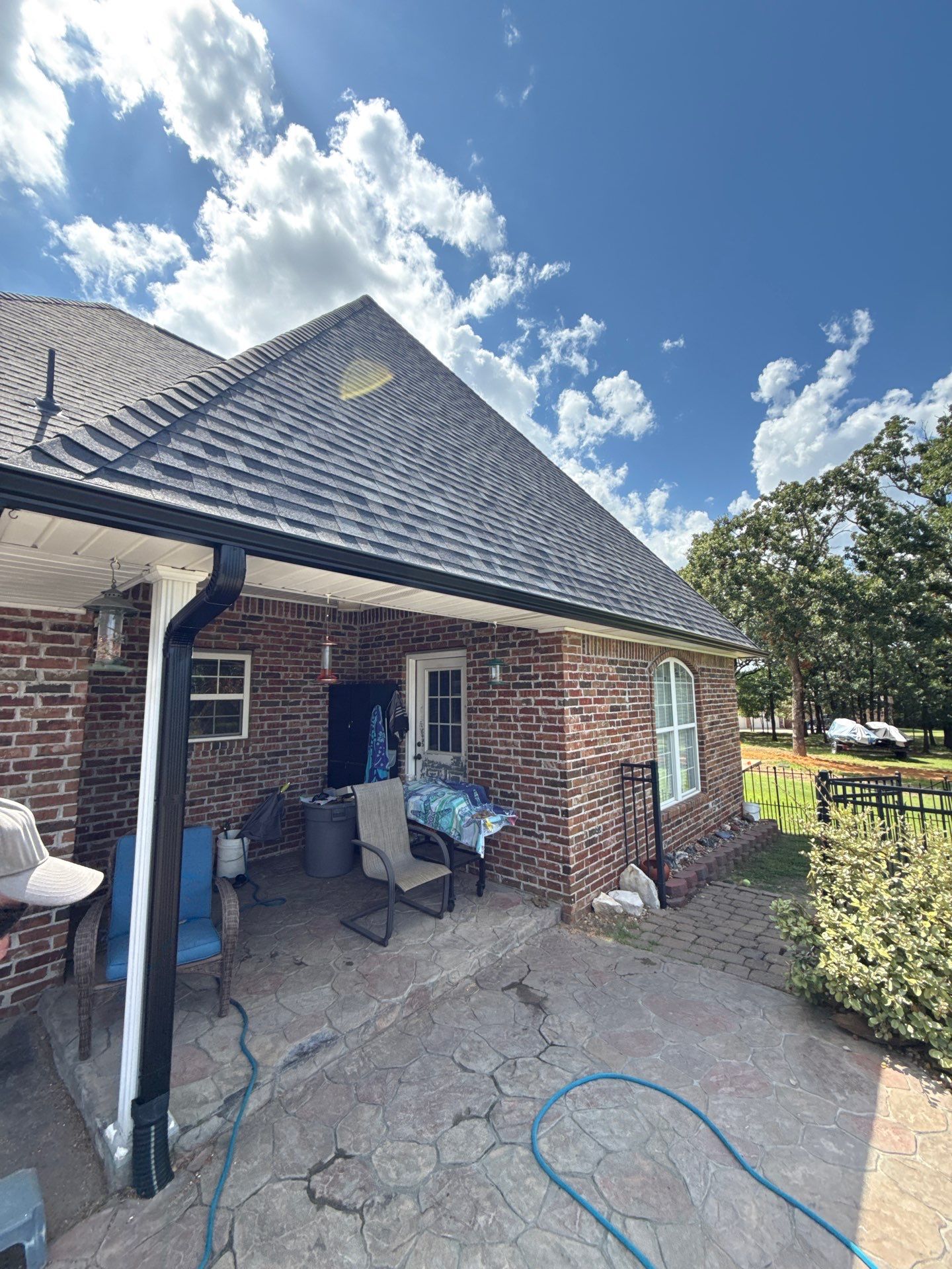 Roof replacement w/code upgrades all paid by Insurance. by In & Out Construction & Remodeling, LLC
