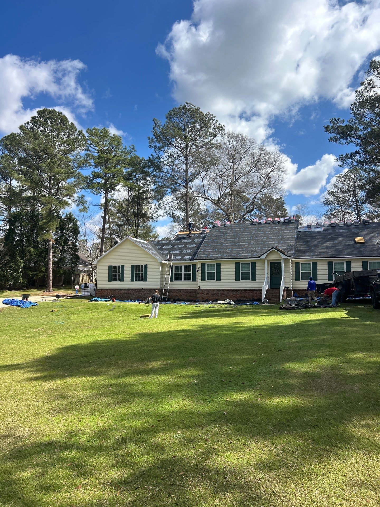 Residential Roof Replacement using GAF HDZ - Charcoal shingles by Elite Roofing LLC