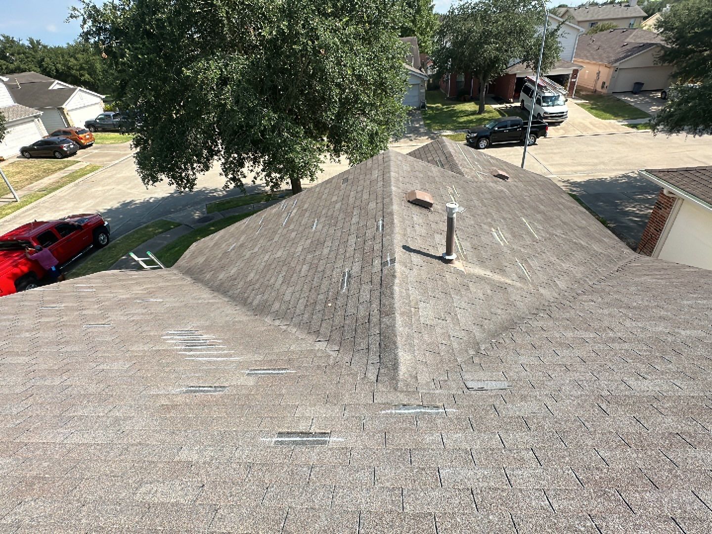 Residential Roofing Installation using Owen's Corning Duration (Lifetime) Shingles by Roof Repair Company