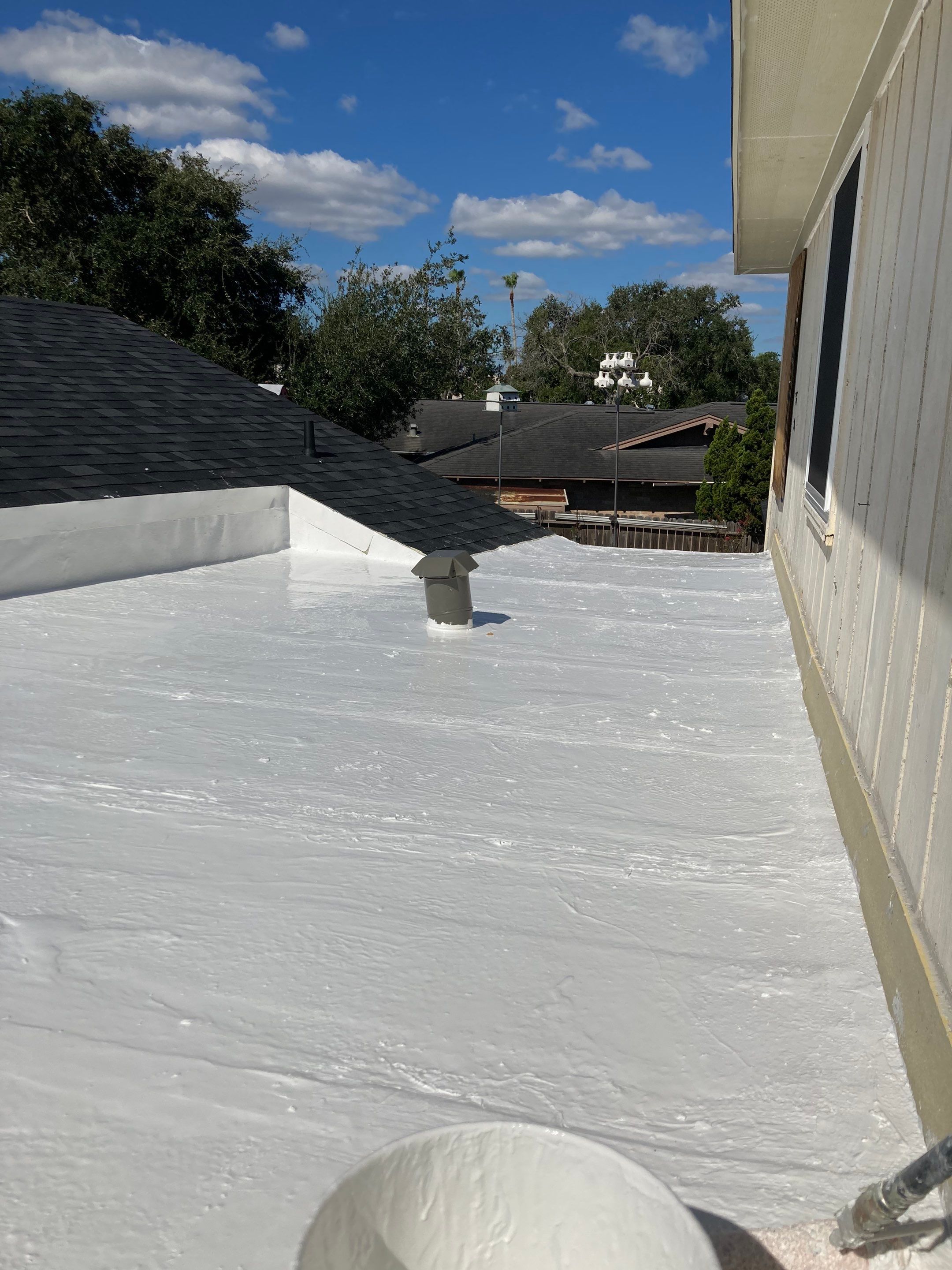 Its to Hot! Insulate this roof by Bayfront Roofing and Construction