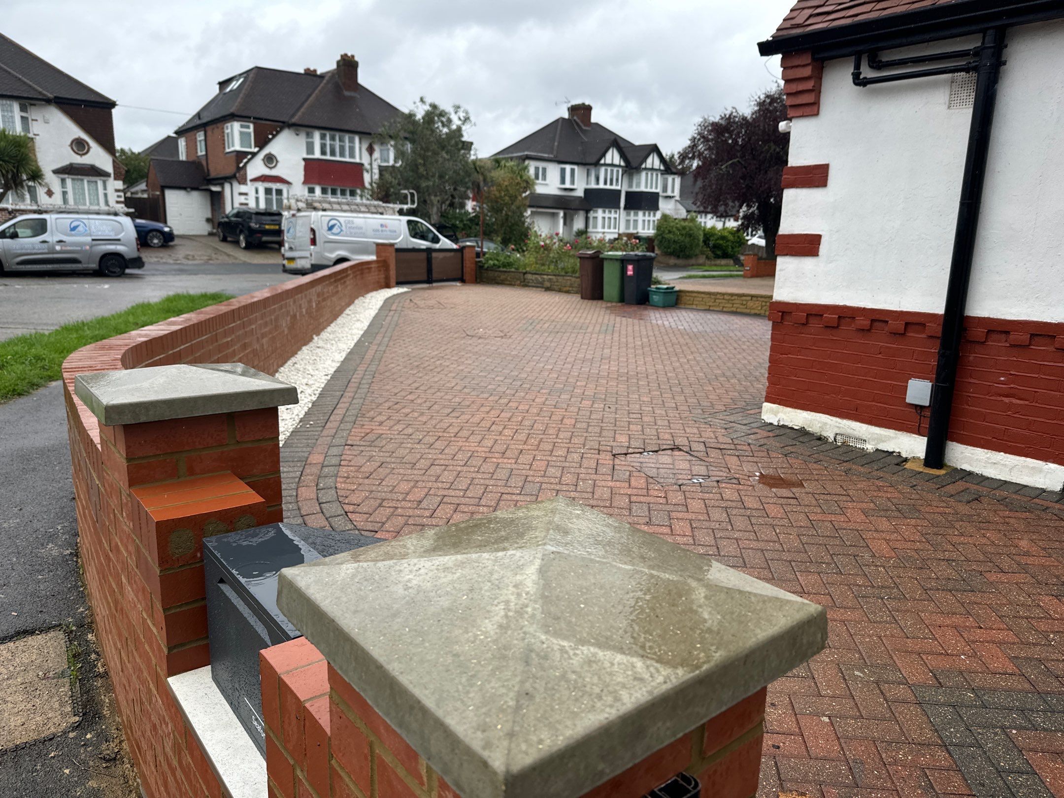 Roof and Driveway cleaning using Honda 15lpm Low Pressure Washing Machine by Ges Exterior Cleaning ltd
