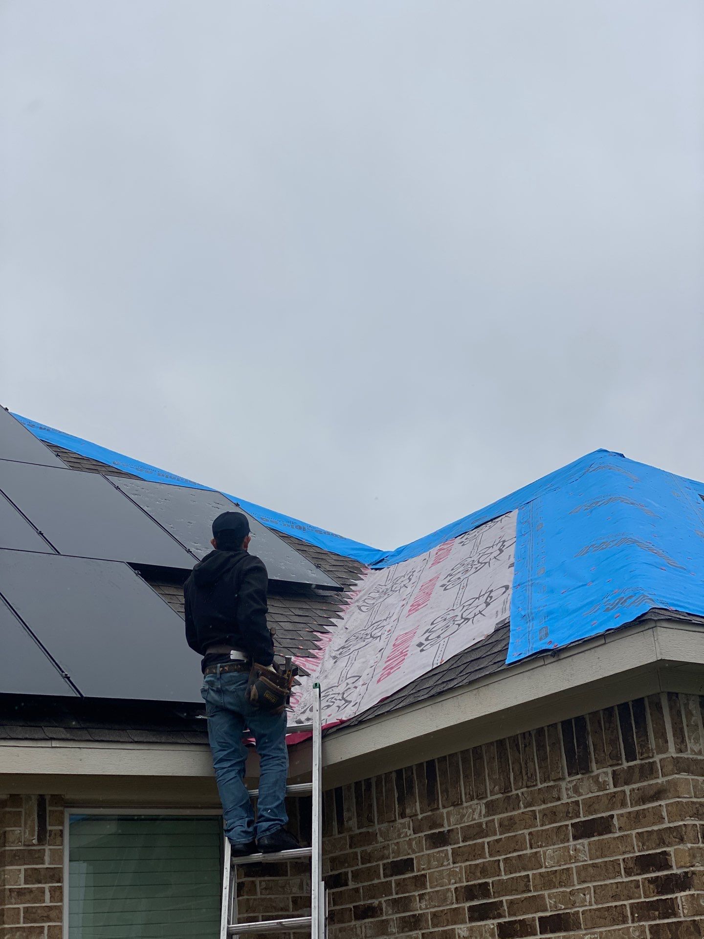 Hail Damage using Owen's Corning Duration (Lifetime) Shingles by Roof Repair Company