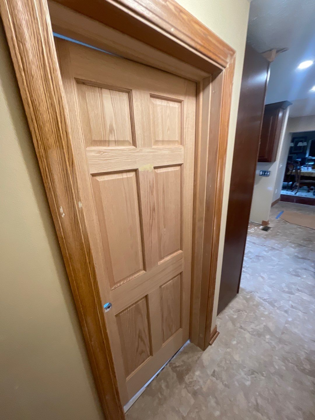 Door Staining using Minwax Stain by Callaway Contracting LLC