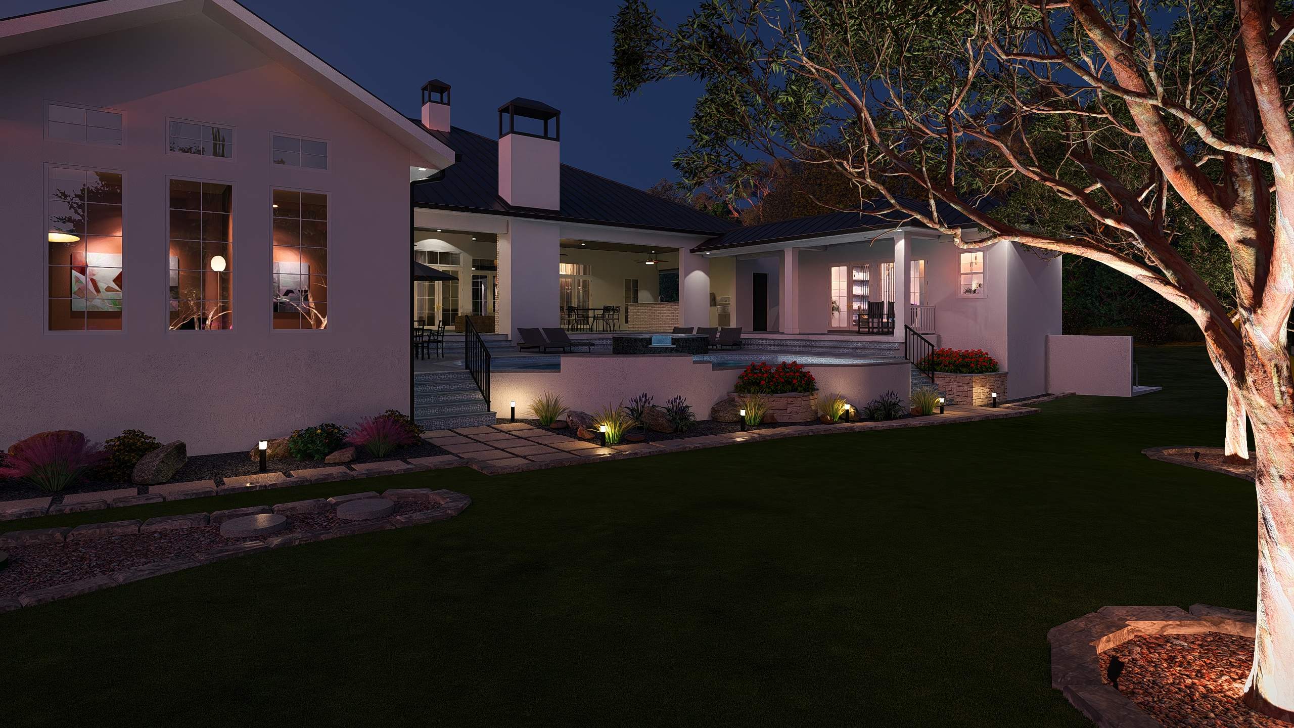 3D Design Render, San Antonio TX by Hole In One Lawns, LLC