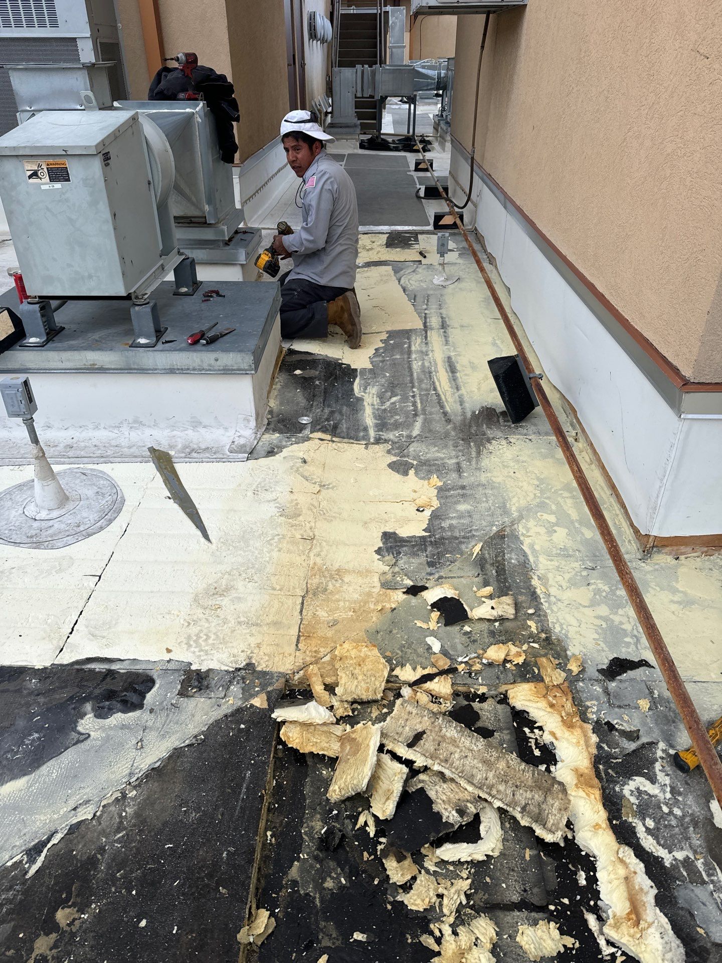 Commercial Roof Restoration by Grandmark Service Company