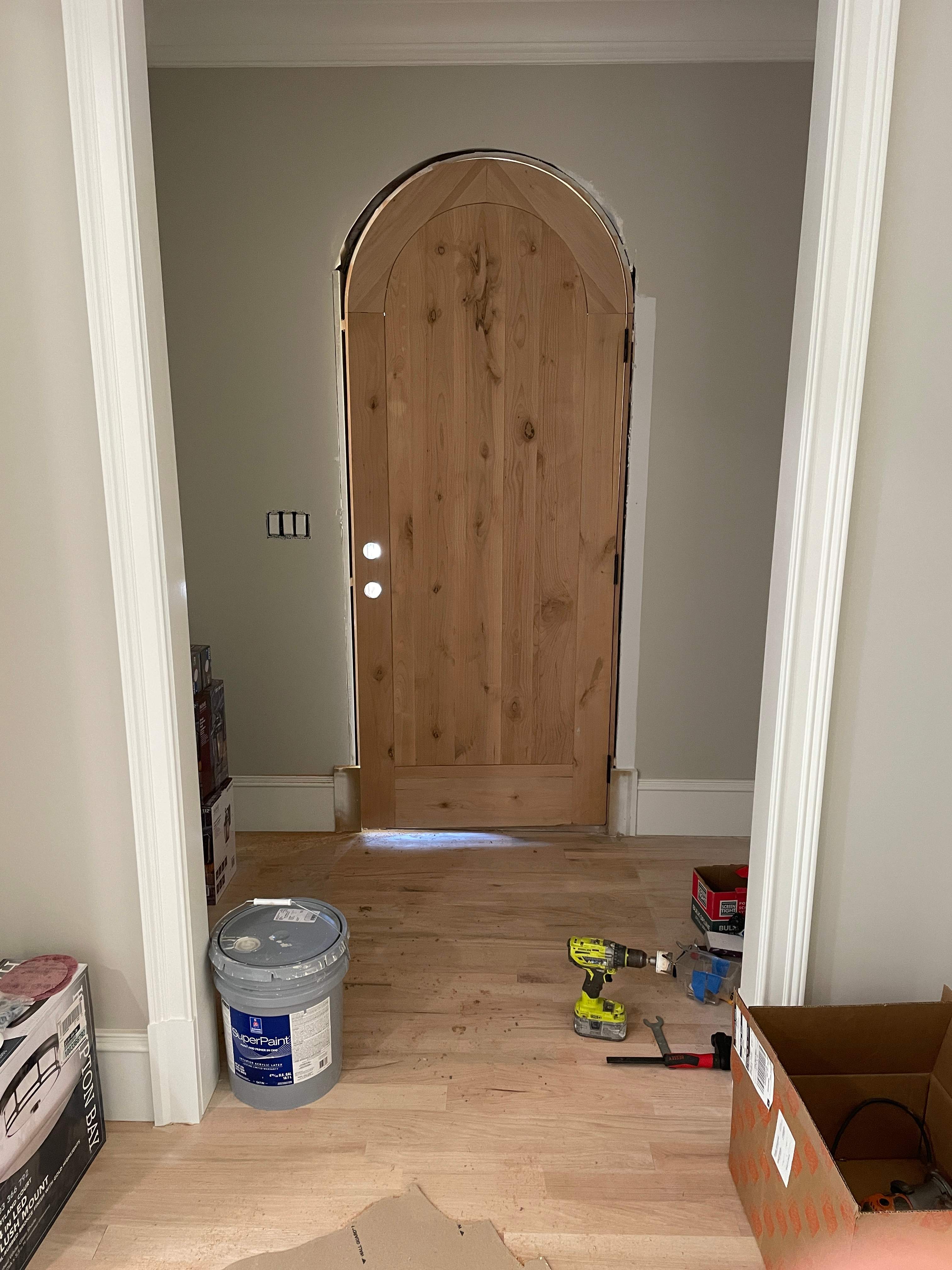 Flooring Installation using Red Oak by Footprints Floors of East Atlanta