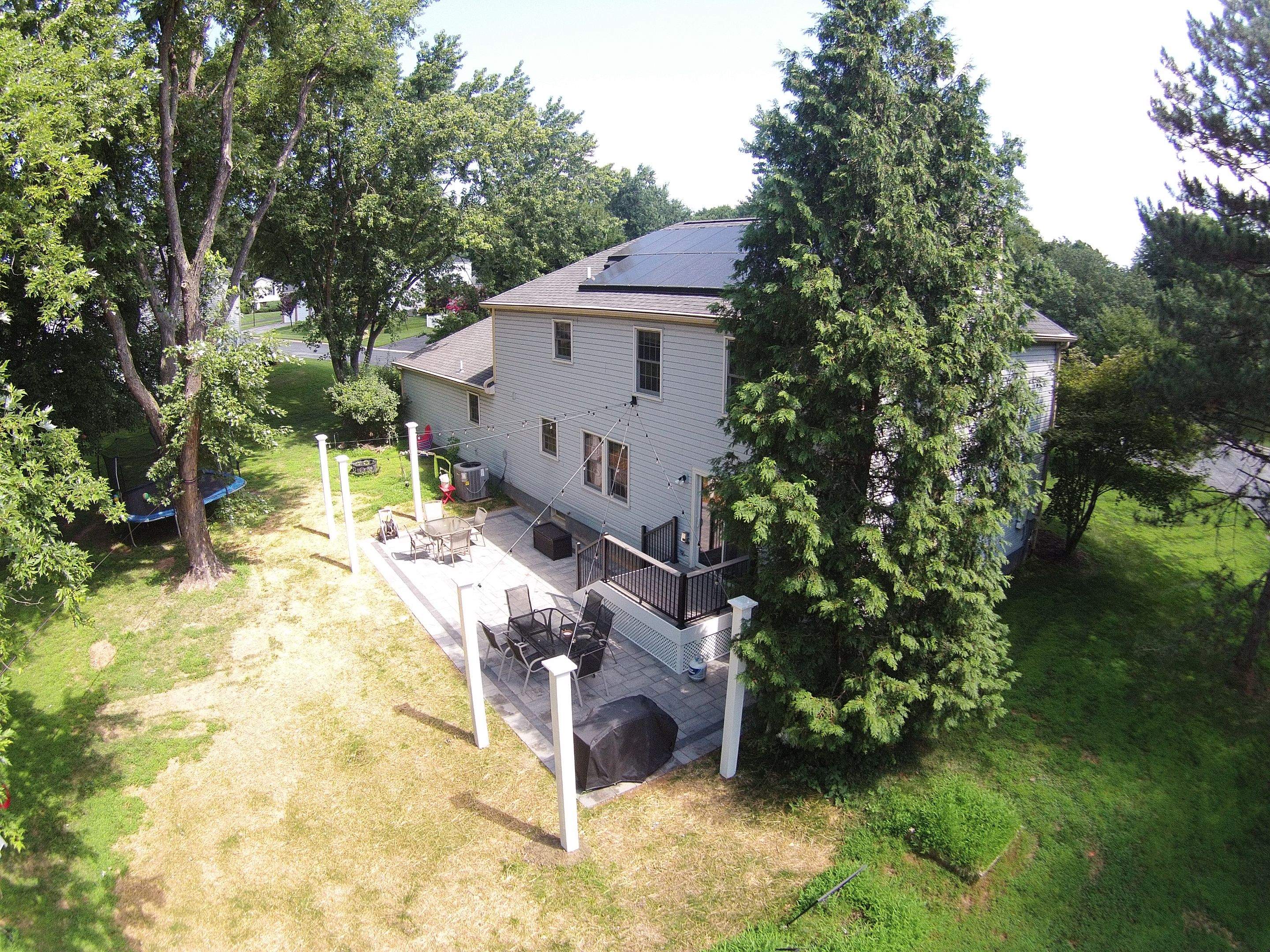 Backyard Transformation using Techo-Bloc Pavers by The Smet Companies, LLC
