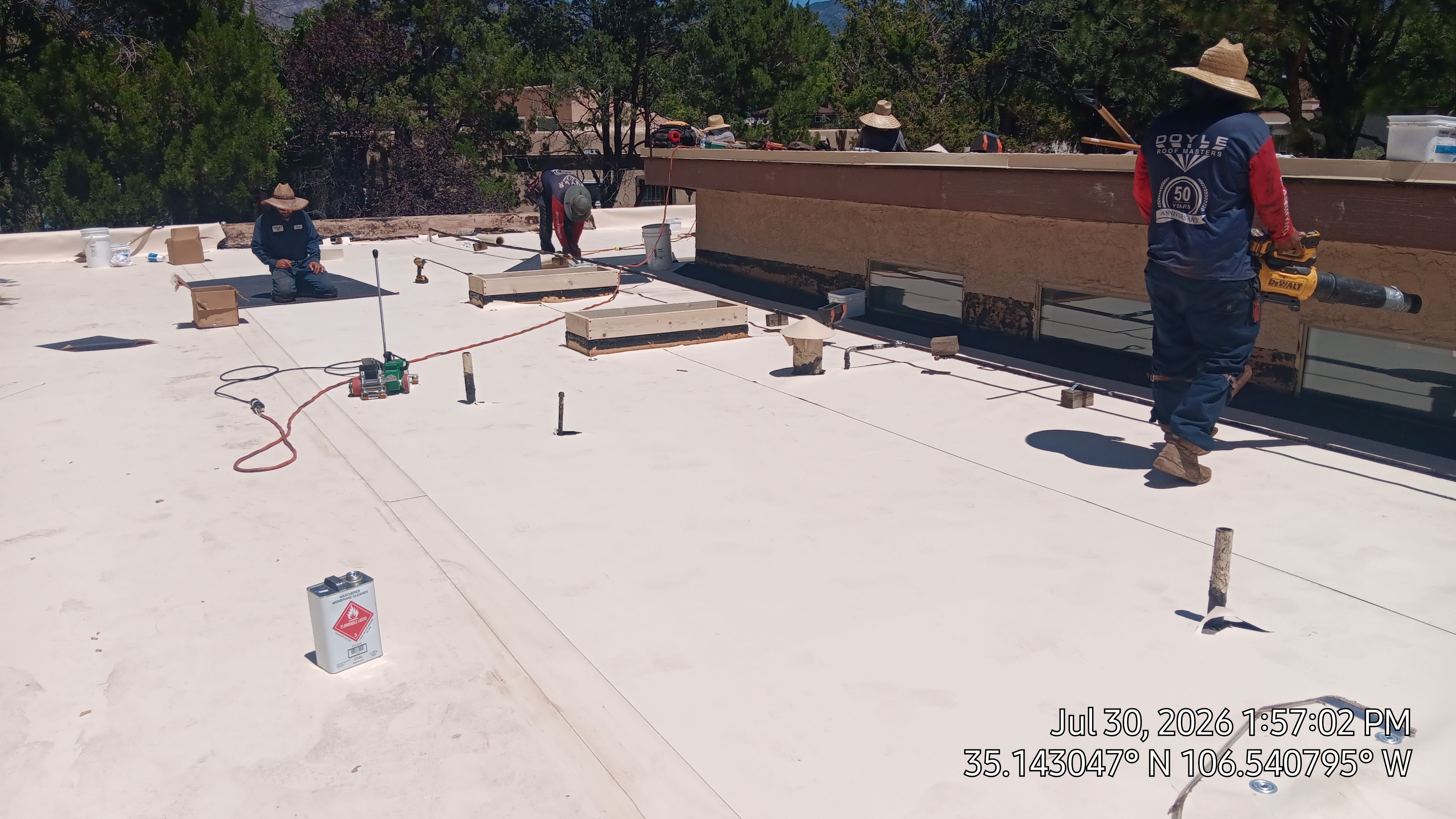 TPO Roof Replacement and Skylight Upgrade in the Northeast Heights, Albuquerque by Doyle Roof Masters Inc