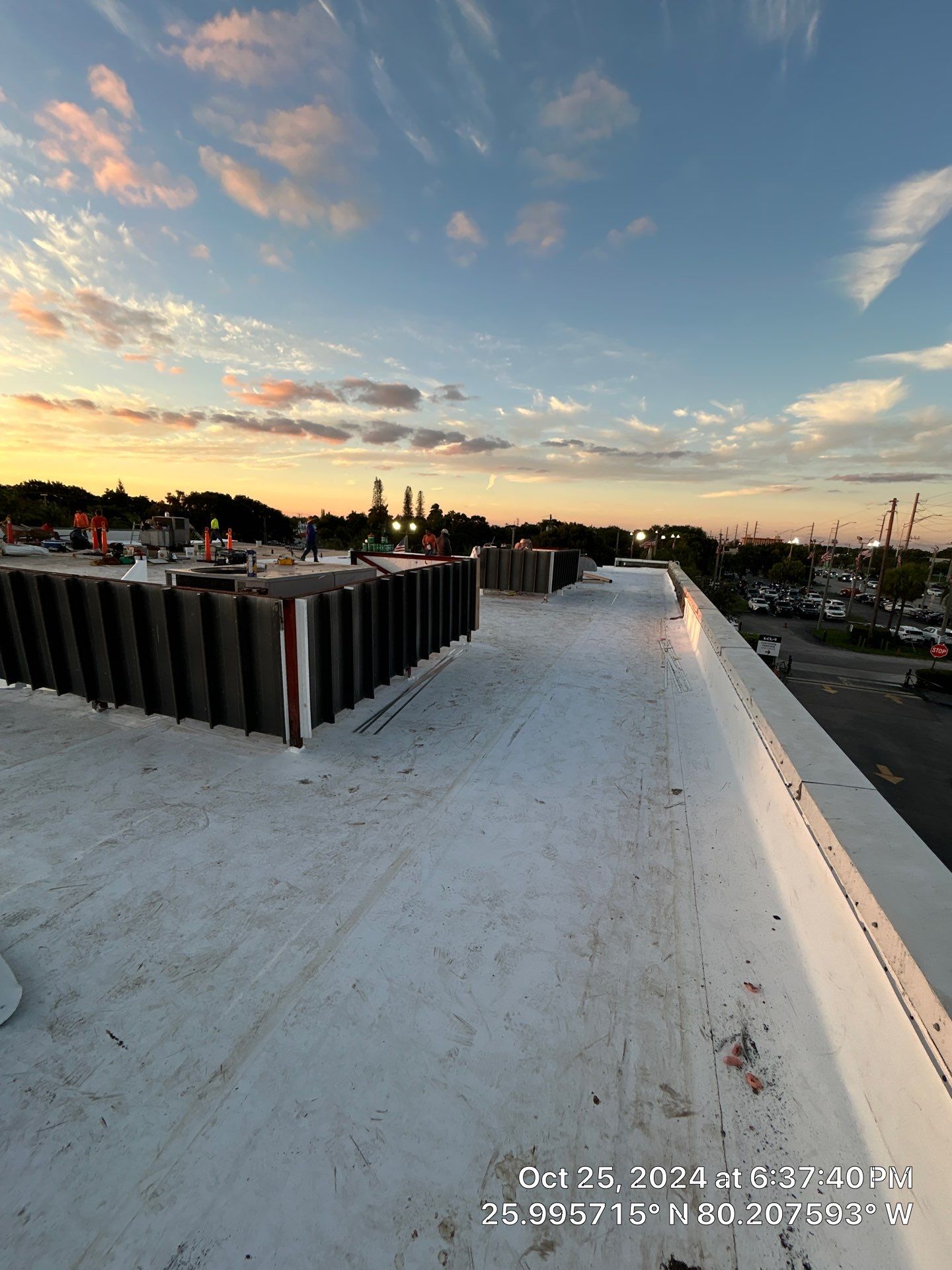 COMMERCIAL REROOF GAF TPO EVERGUARD 60 MIL SMOOTH WITH 1-1/2" INSULATION by Earl W. Johnston Roofing