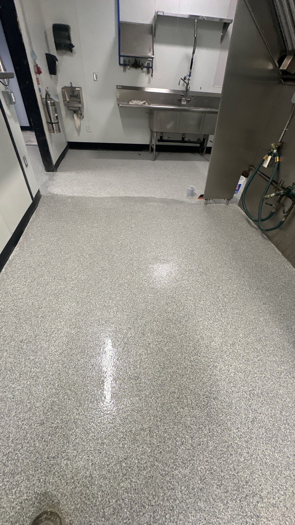 Commercial Kitchen Flooring using Slate Stone 1/8" by Croc Coatings, LLC