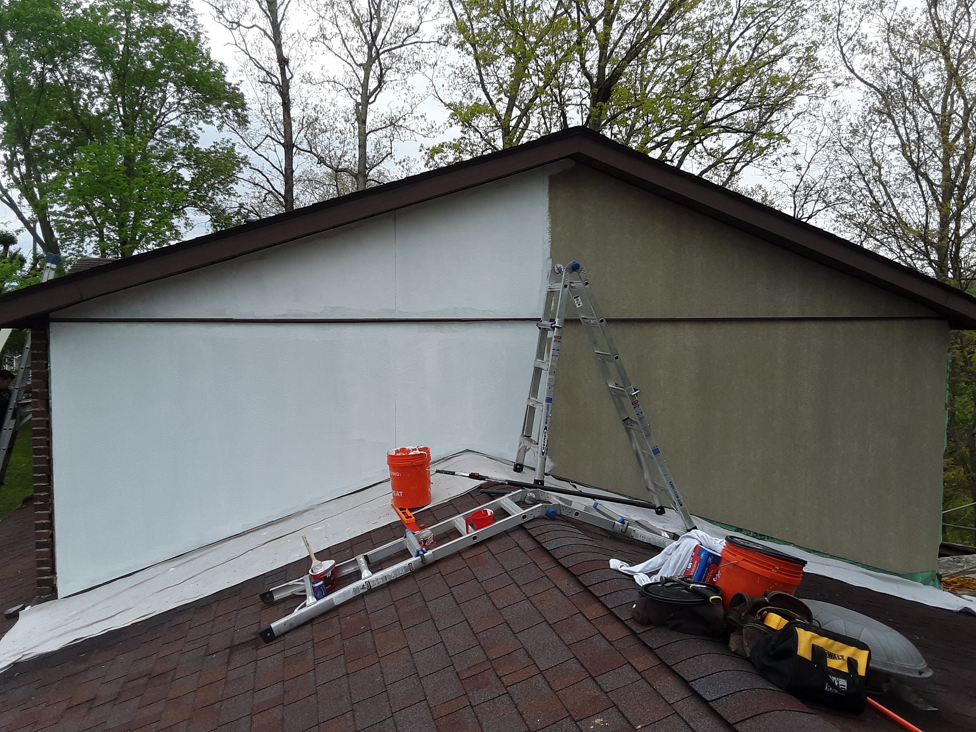 Old to New Tudor Style Fiber Cement Update  by Secure Construction Company Inc