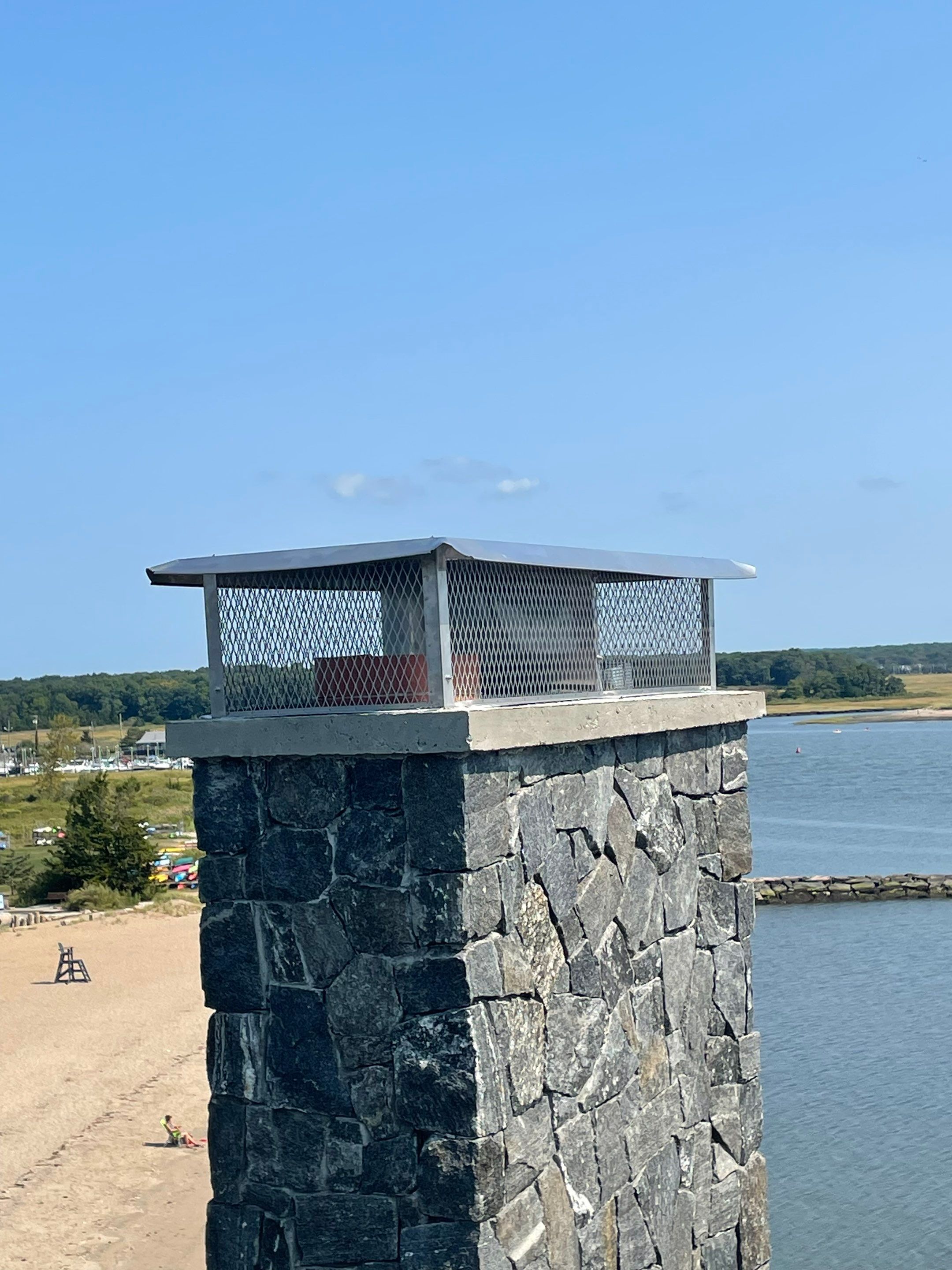 Project in Guilford, CT by Neighborhood Chimney Services 