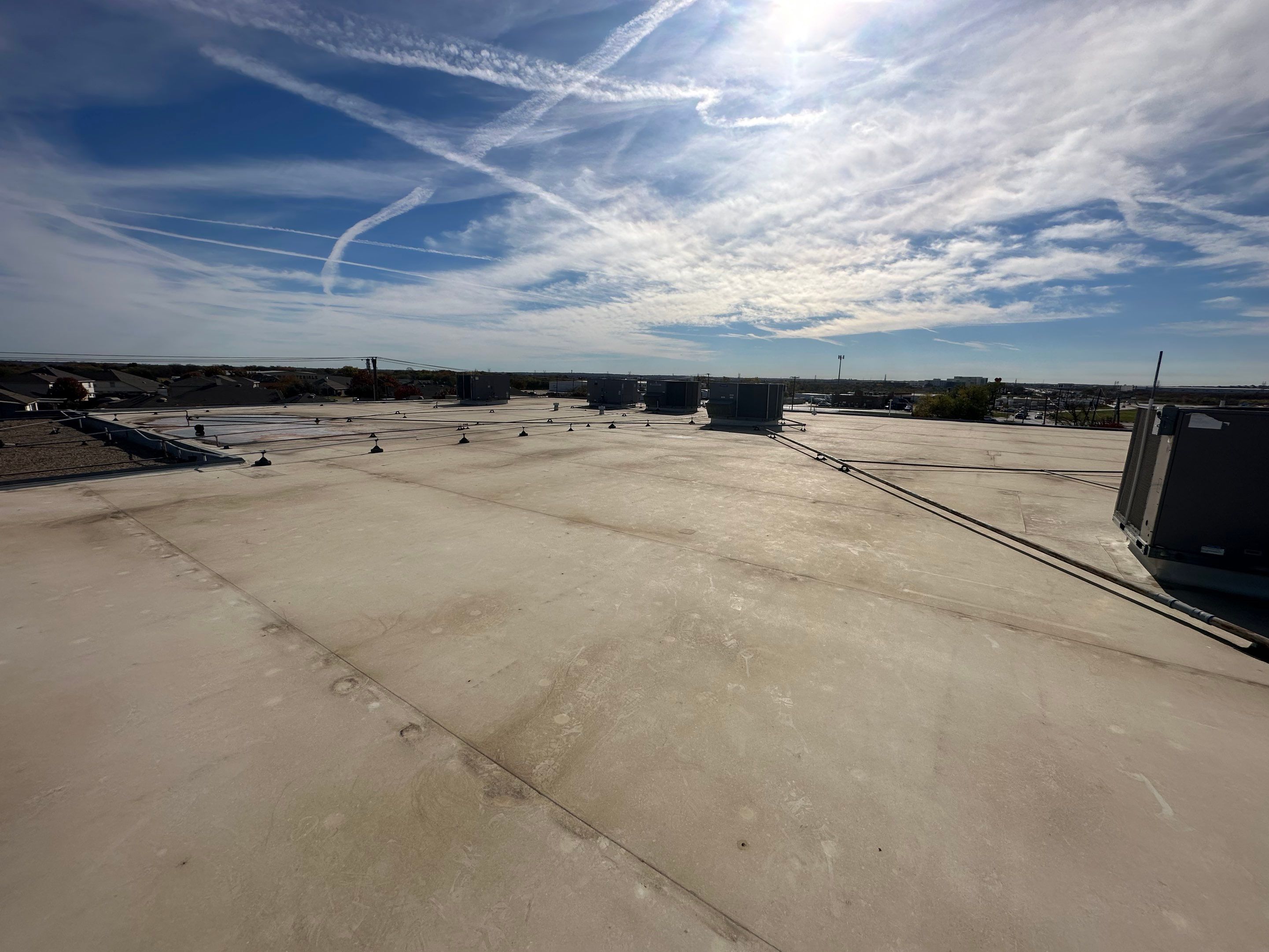 Commercial Roofing Repair using Leak Detection and Repair by OneSource Roofing and Restoration