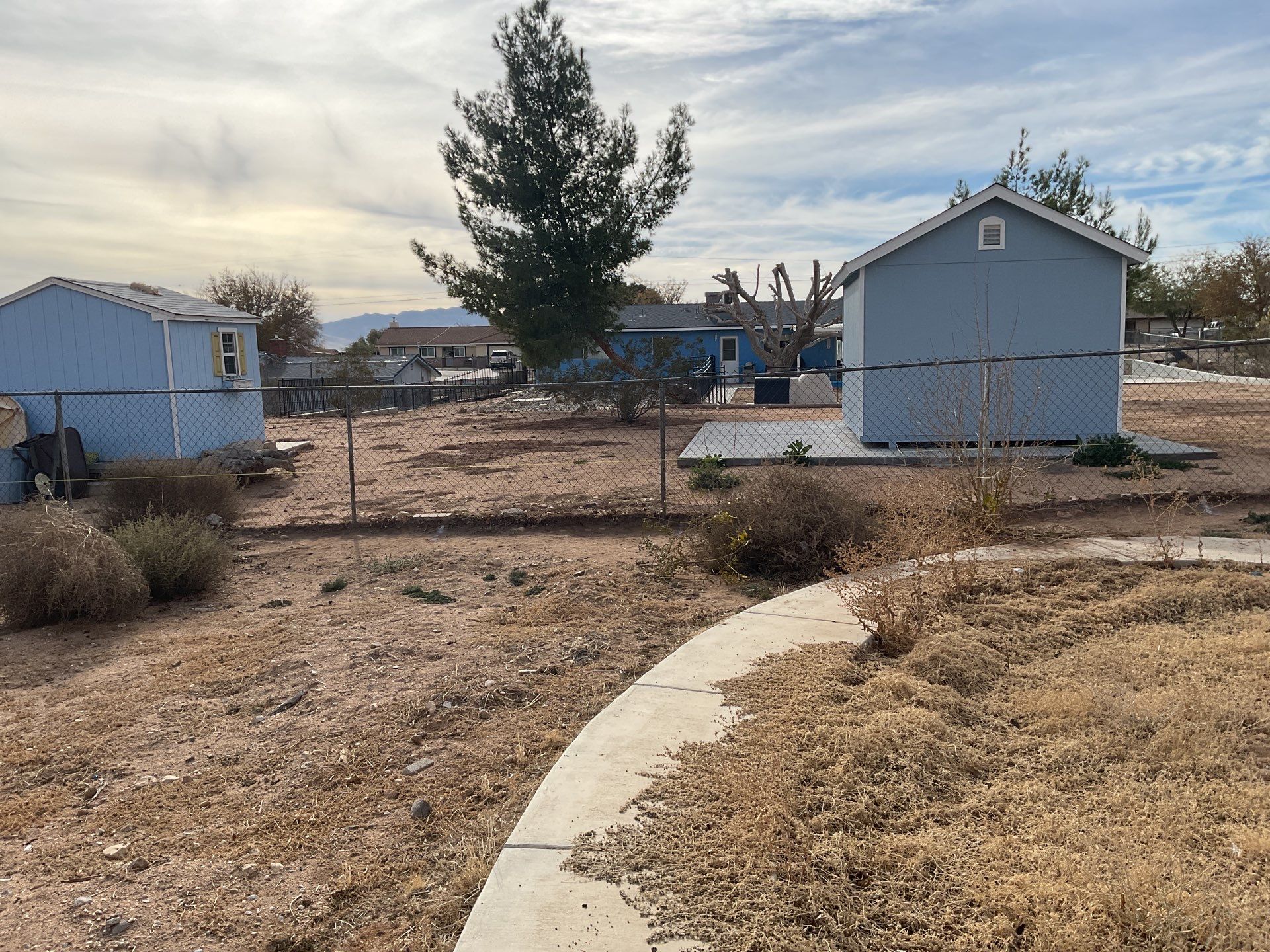 Fence Installation using vinyl and chain link  by Fence Guys Inc. 