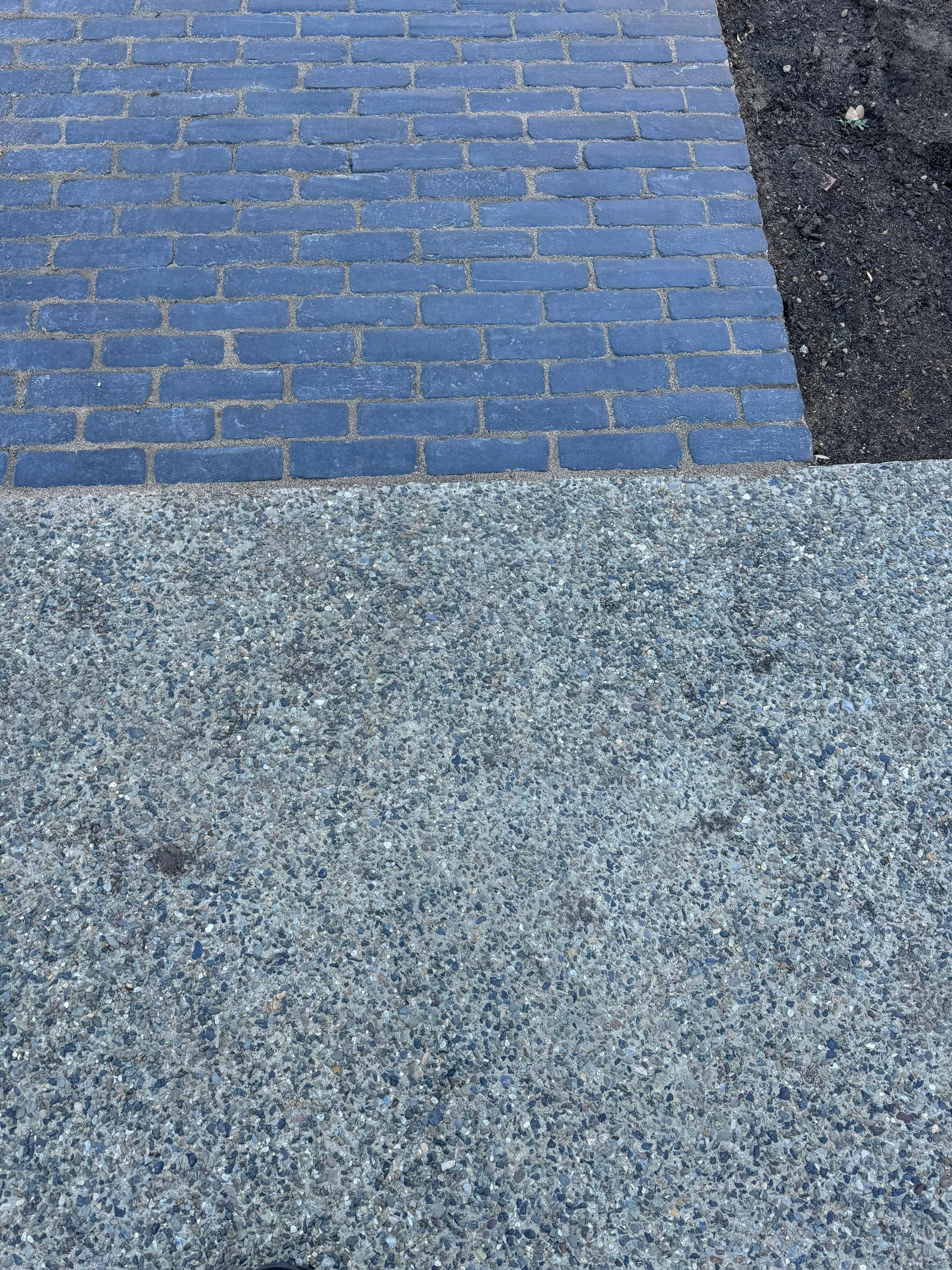 Exposed Aggregate Driveway in Haddonfield NJ by Architectural Concrete Design