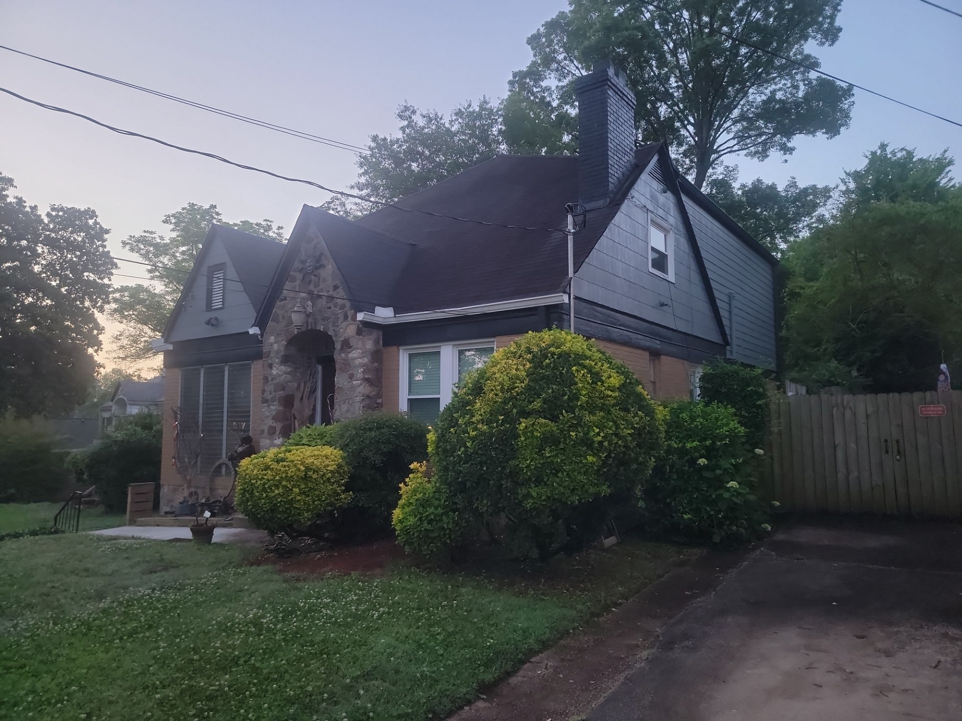 Residential Roof Replacement using Owens Corning Trudef Twilight Black by Inspector Roofing and Restoration