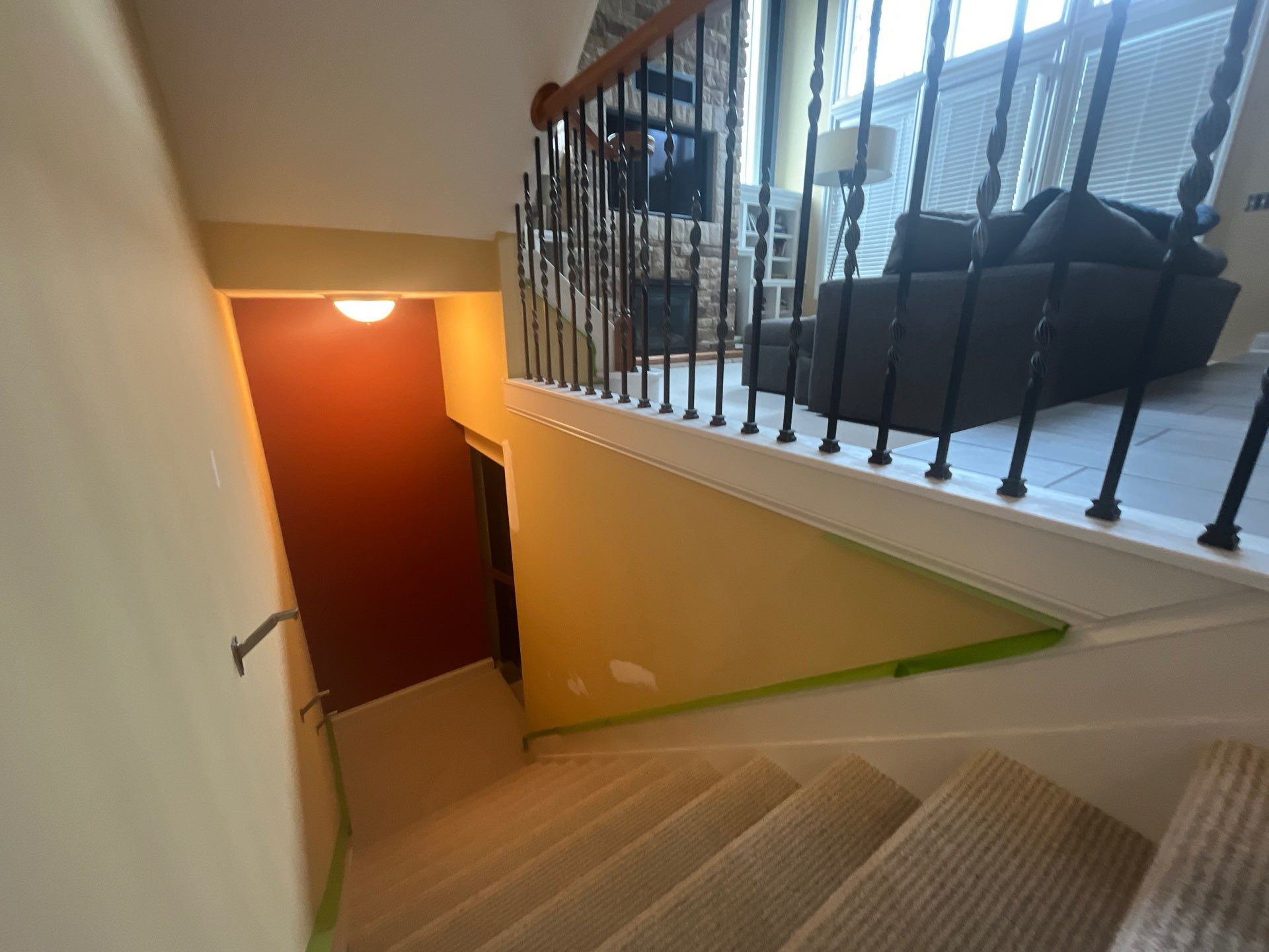 Orange Town Home by Best Buy Painting 