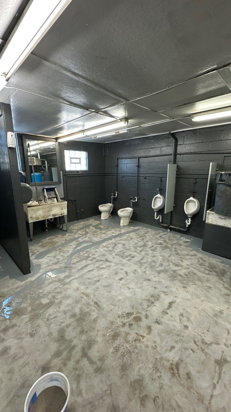 Industrial Grey Grit Project in Mars by Floors in a Day, Inc