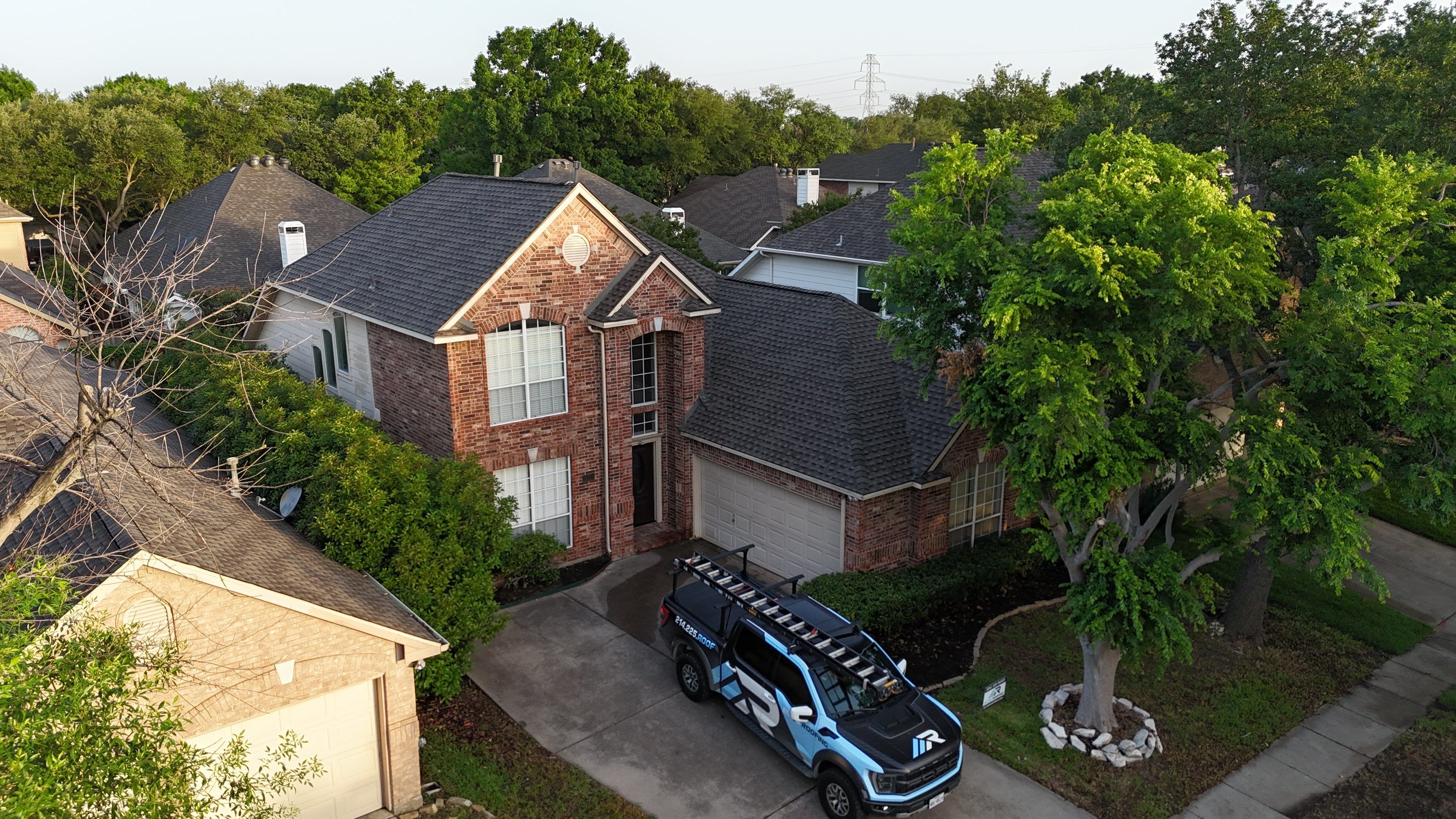 Residential Roof Replacement using GAF HDZ - Weathered Wood by Elite Roofing LLC