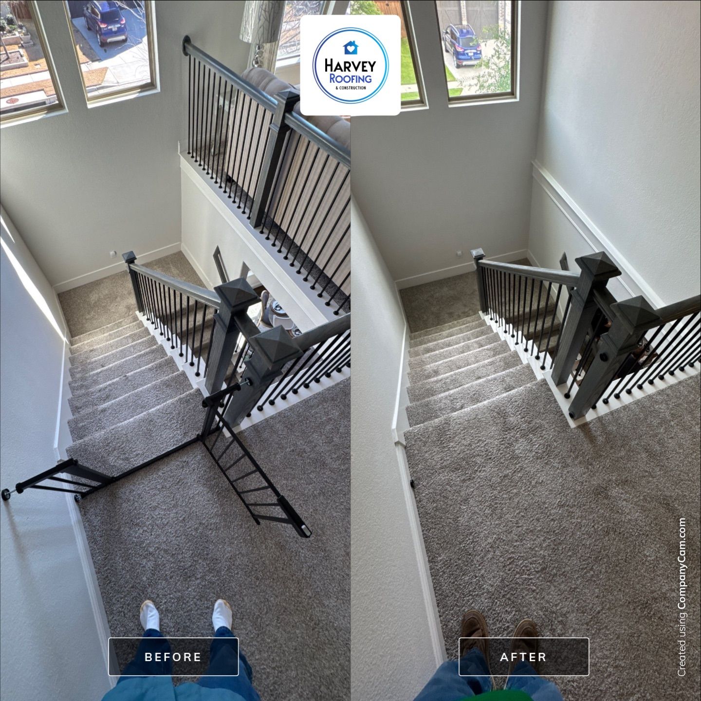 Residential Remodel using New Walls and Doors by Harvey Roofing & Construction