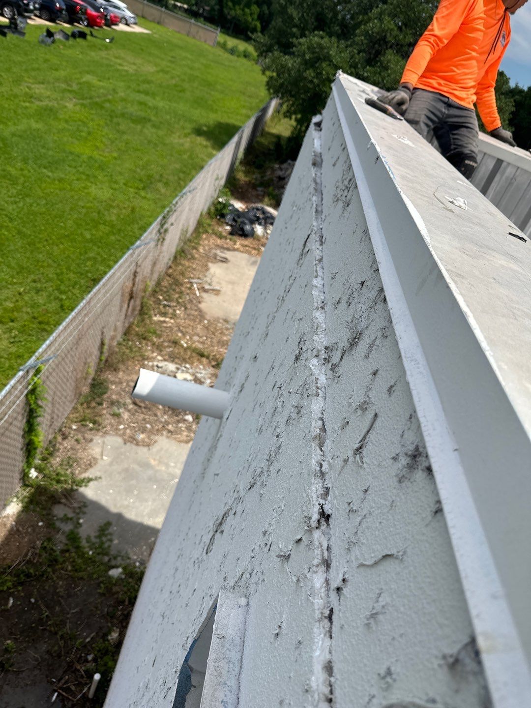 Commercial Roofing Repair using Metal by Roof Repair Company