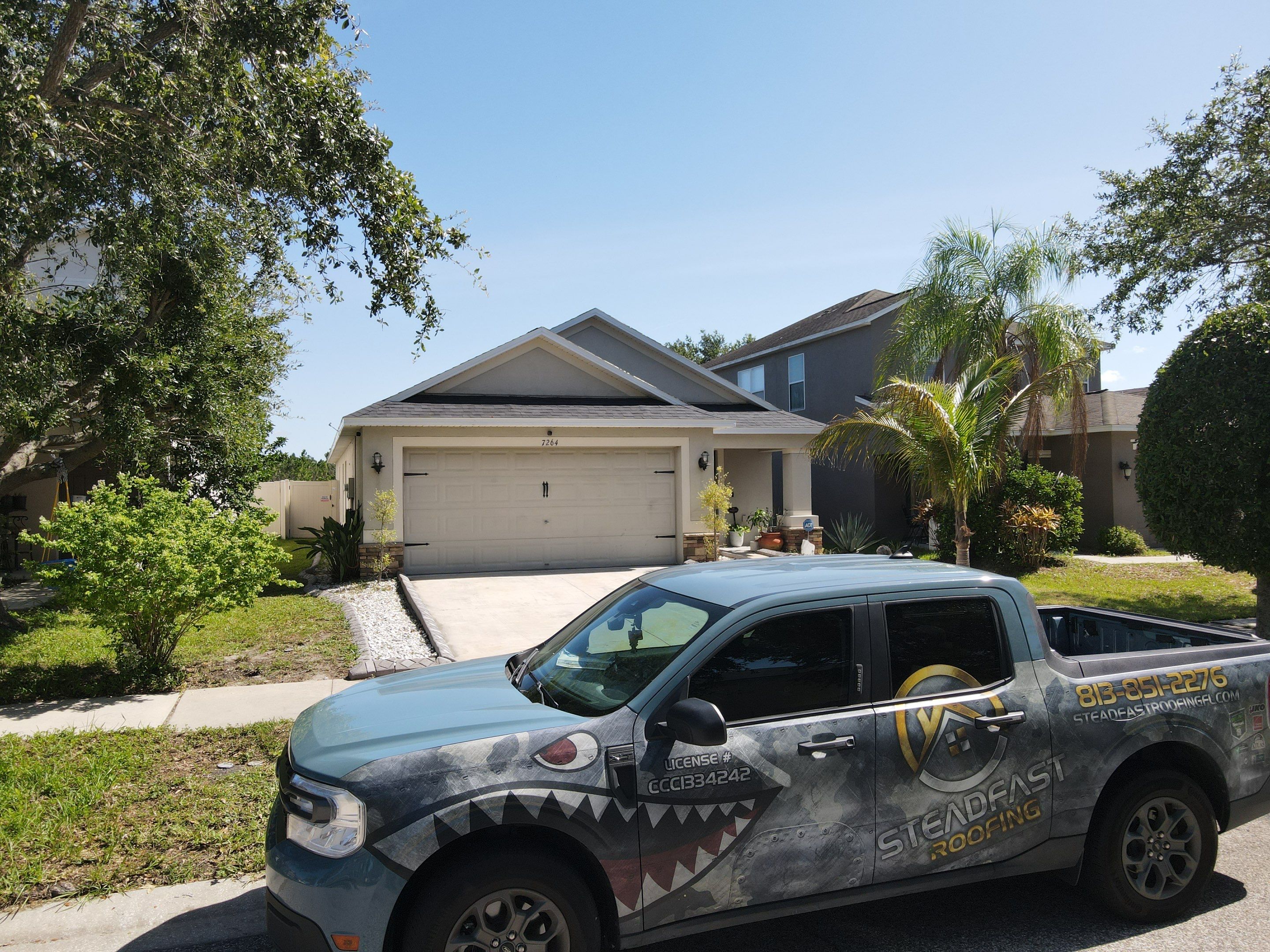 Roof Replacement in Ruskin, FL. by Steadfast Roofing