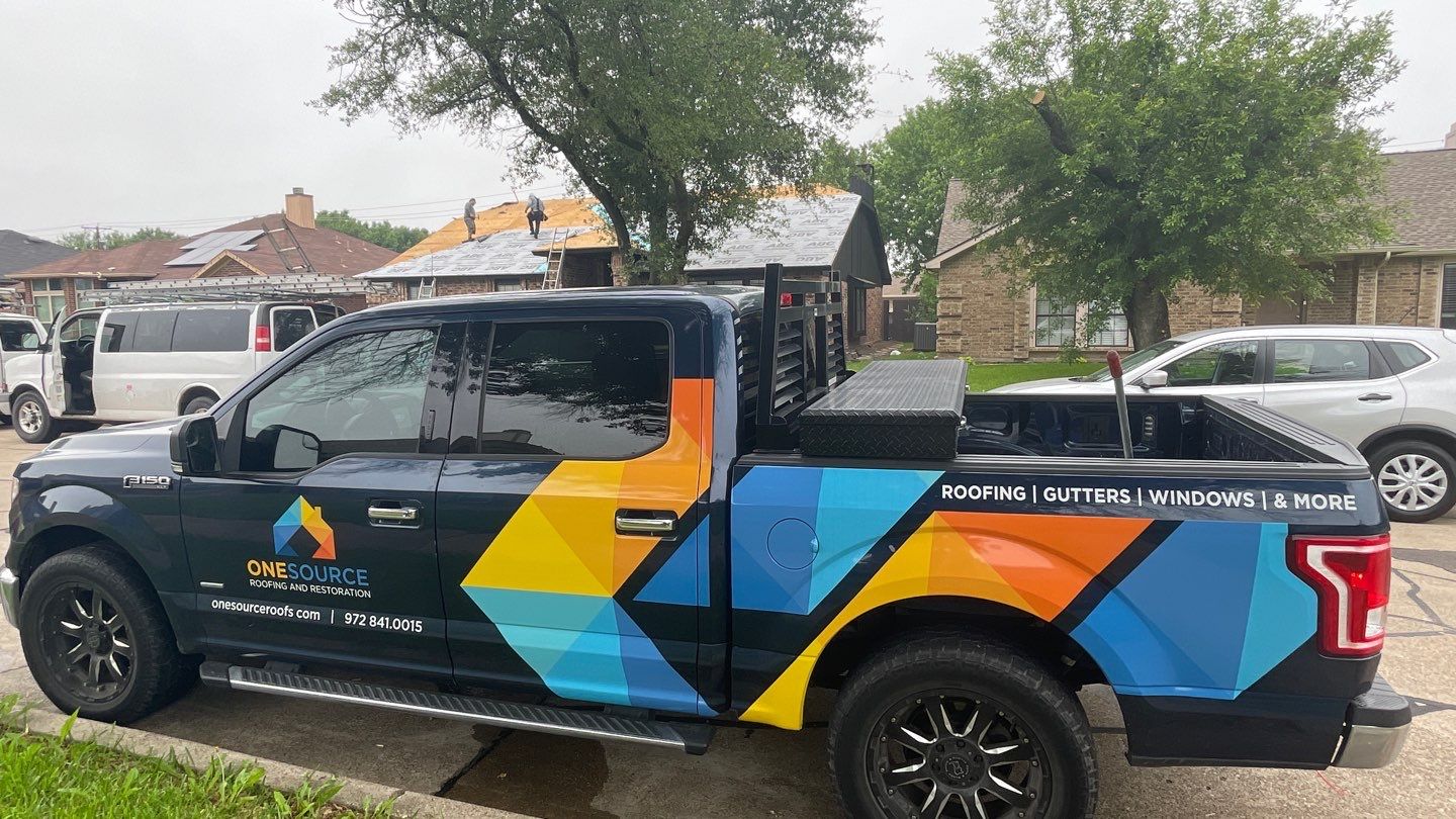 Residential Roofing Installation using CertainTeed Landmark MaxDef Moire Black by OneSource Roofing and Restoration