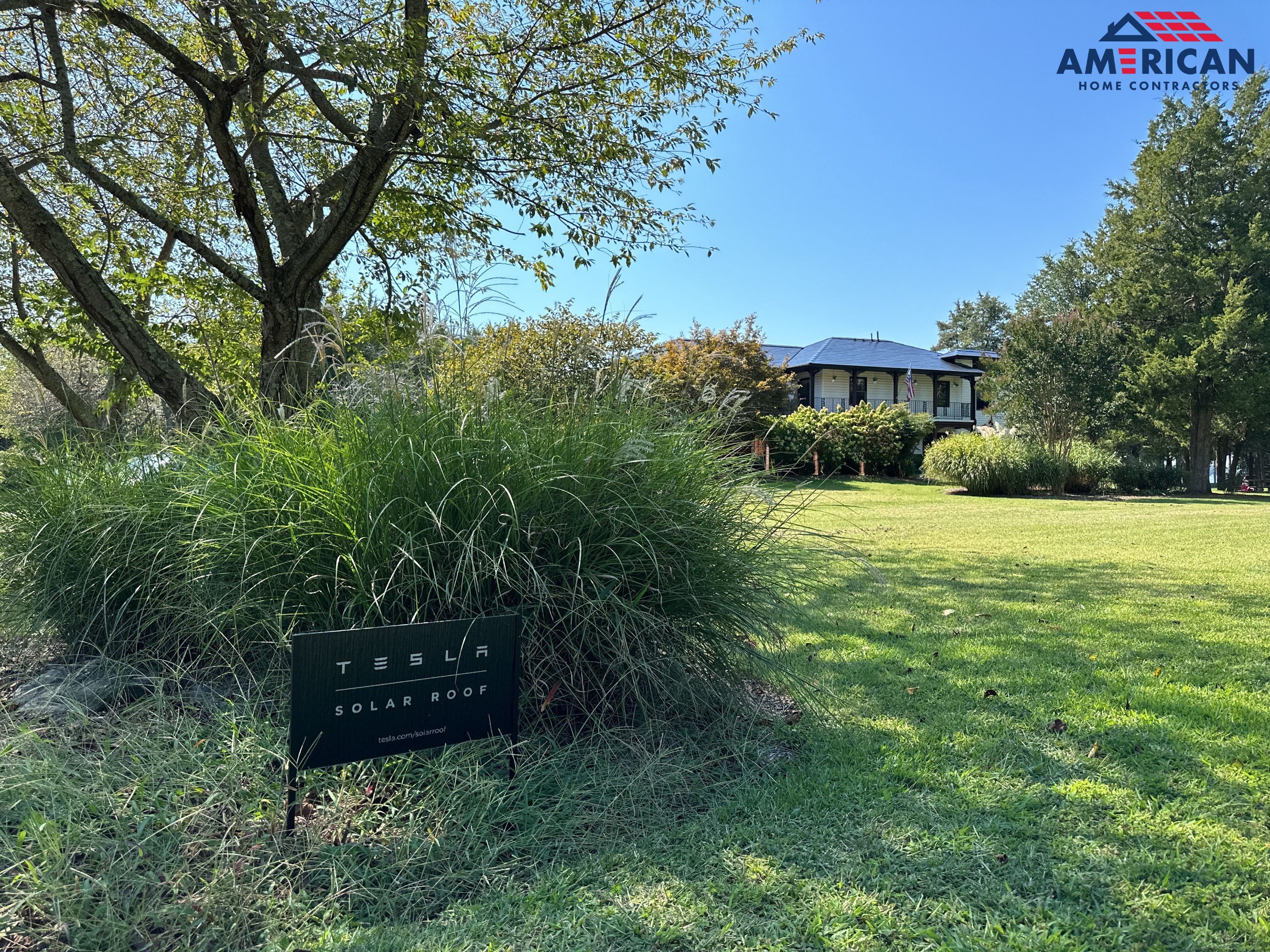Tesla Solar Roof + Powerwall in Leonardtown, MD by American Home Contractors