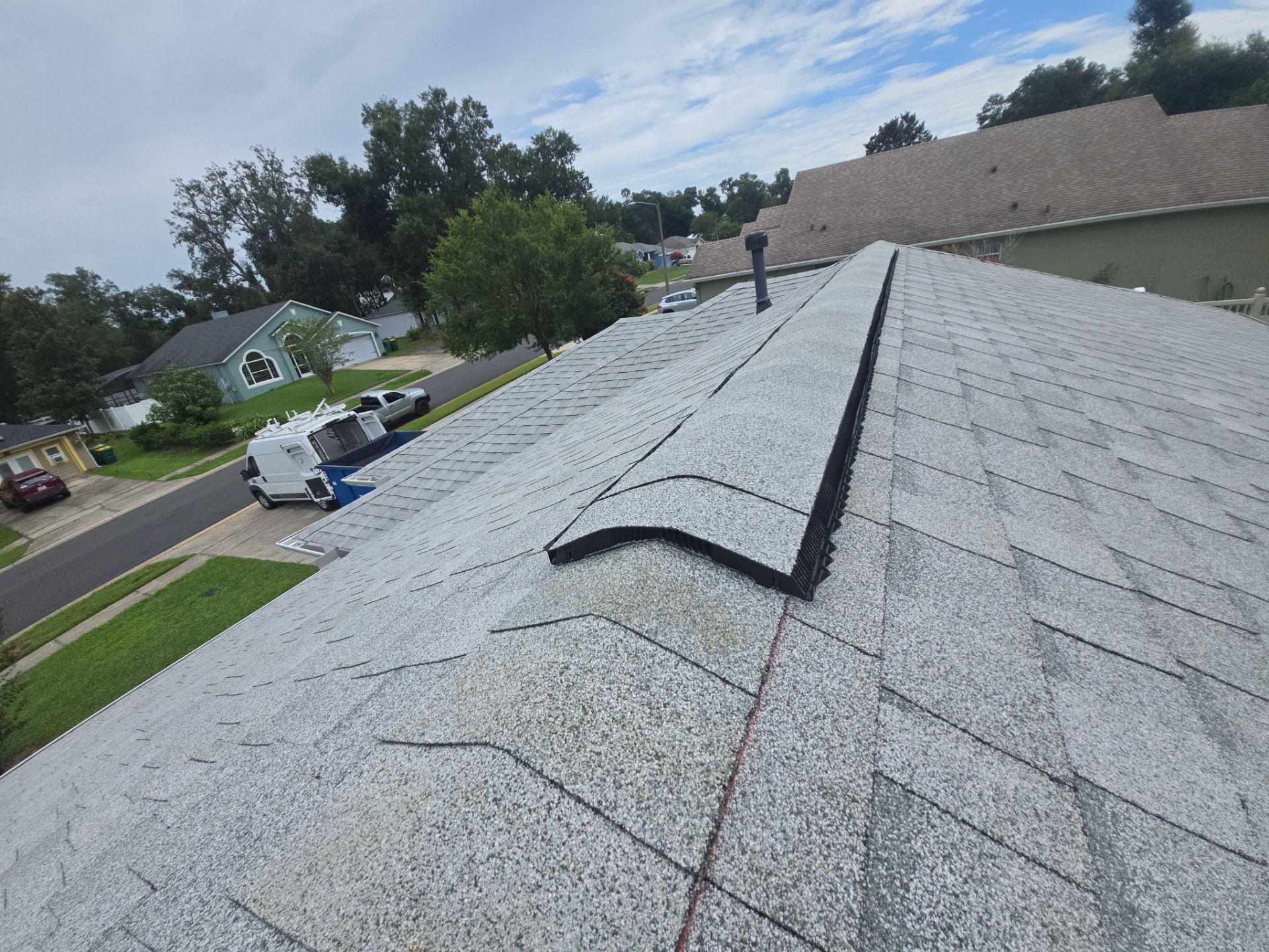 Atlas Pinnacle Pristine Oyster Shell Roof Installation in DeLand by Pinnacle Roofing Group