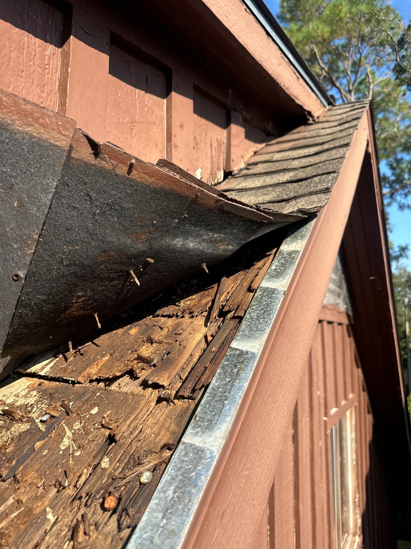 Counter Flashing Install by Associates Roofing Unlimited 