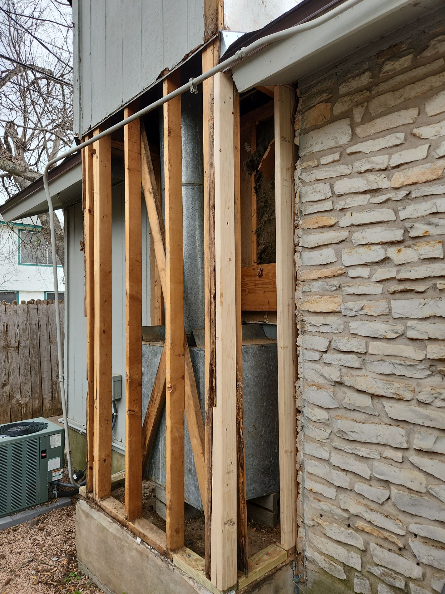 Exterior Wood Siding Rot Repair in Lamplight Village, Austin by RejuveNate Renovations LLC