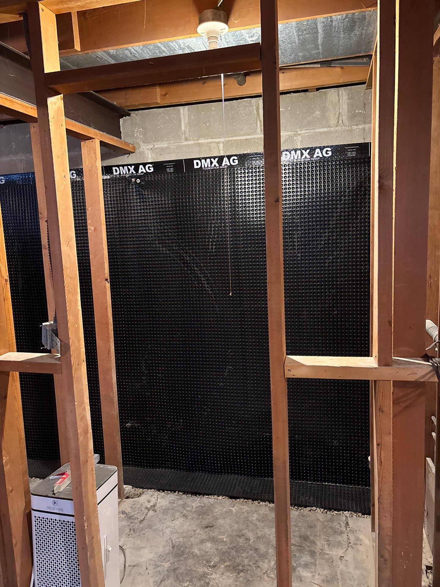 Drain tile for a General Contractor Partner by Waterproofing Northeast