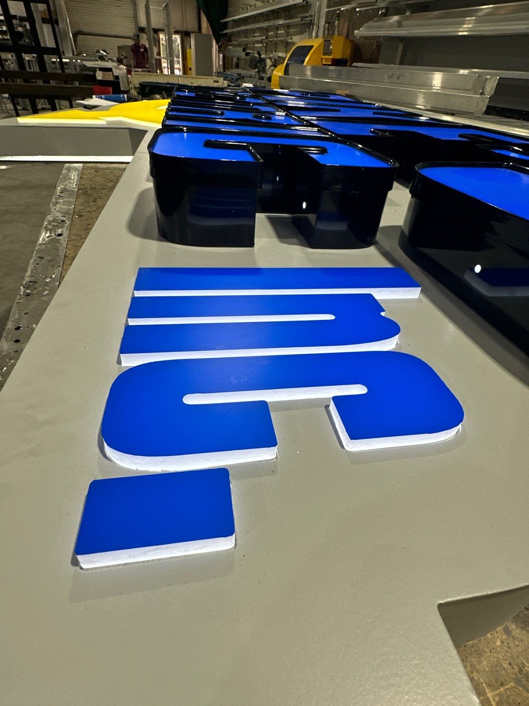 Channel Letters on Backer for Pike's Electric by SignCrafters