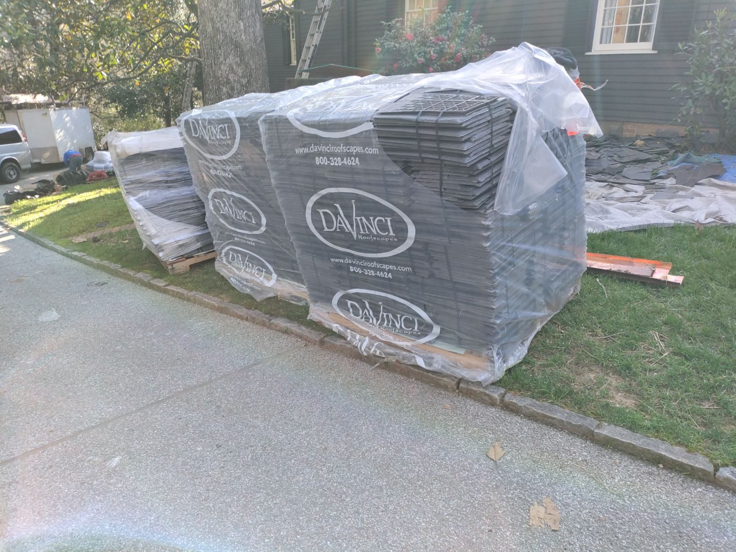 Residential Roofing Installation using Da Vinci Slate  by Inspector Roofing and Restoration