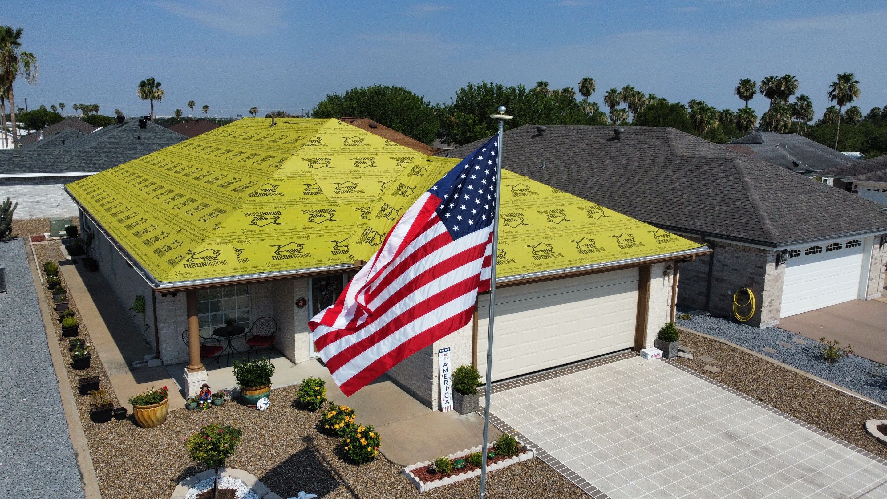 Mission Roof Project by Bison Roofing  