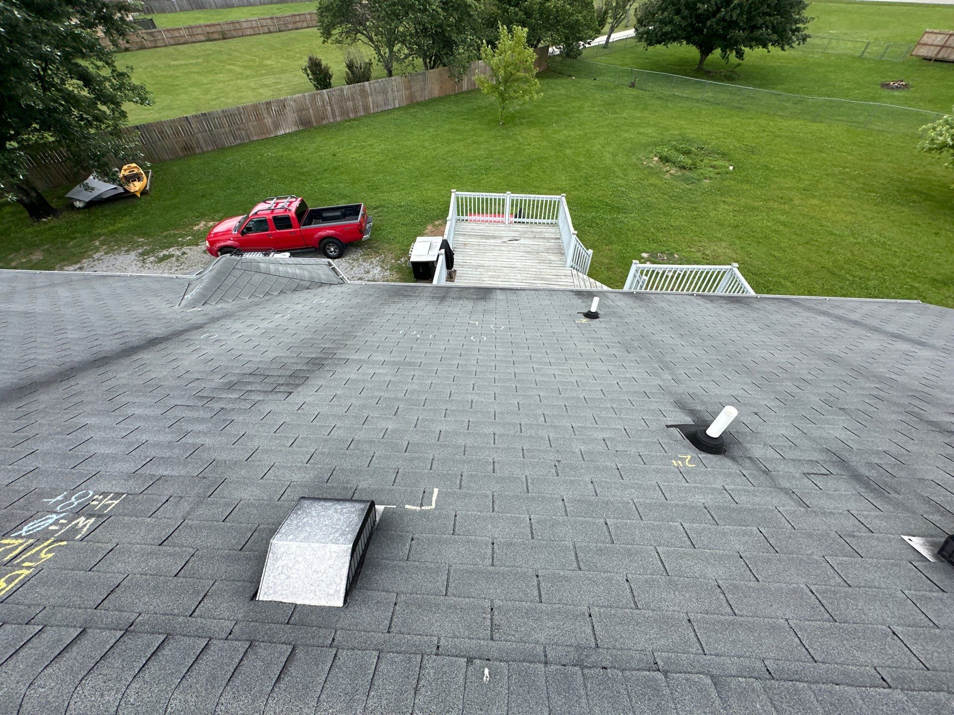 Solid Hail Damage - 3 Tab by Paragon Roofing