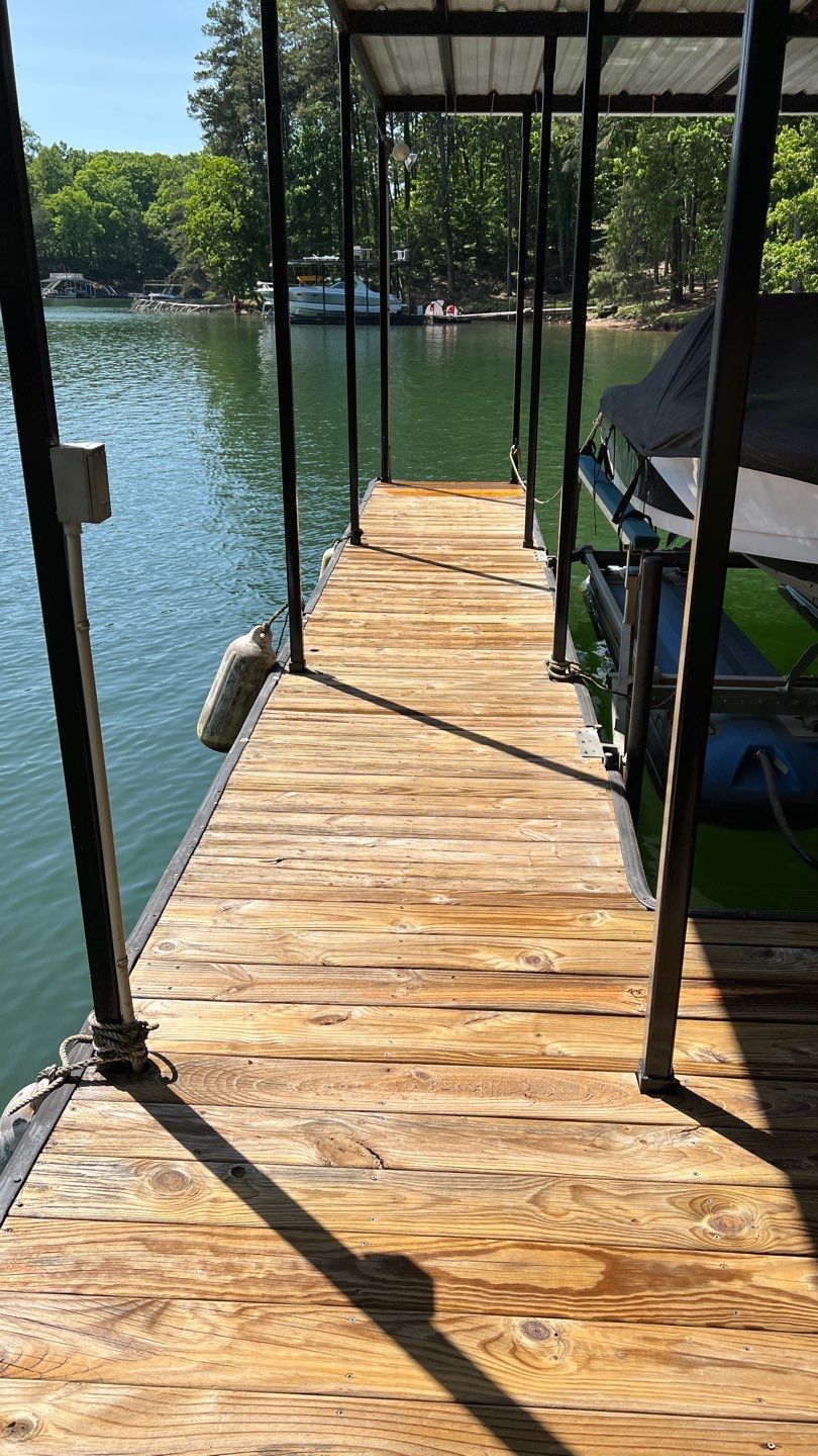 Dock using Wood Sealant by DuraSeal