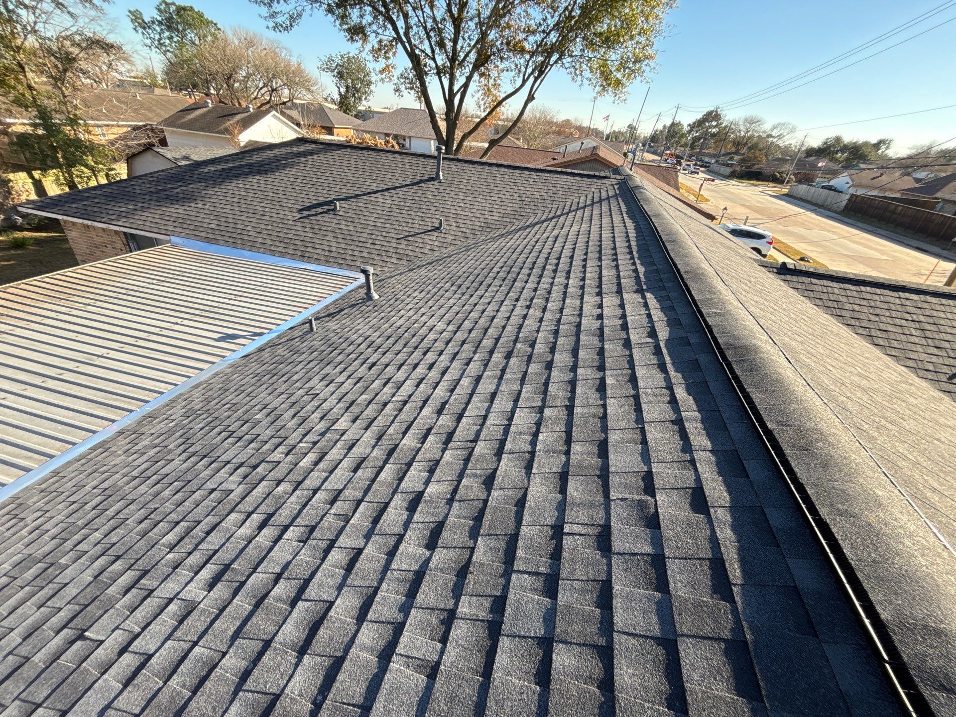 Residential Roof Replacement using GAF HDZ - Charcoal shingles by Elite Roofing LLC