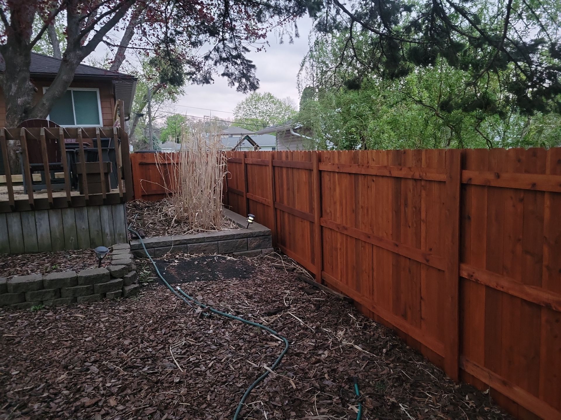 Project in Cedar Falls by Perfect Picket Fence and Stain