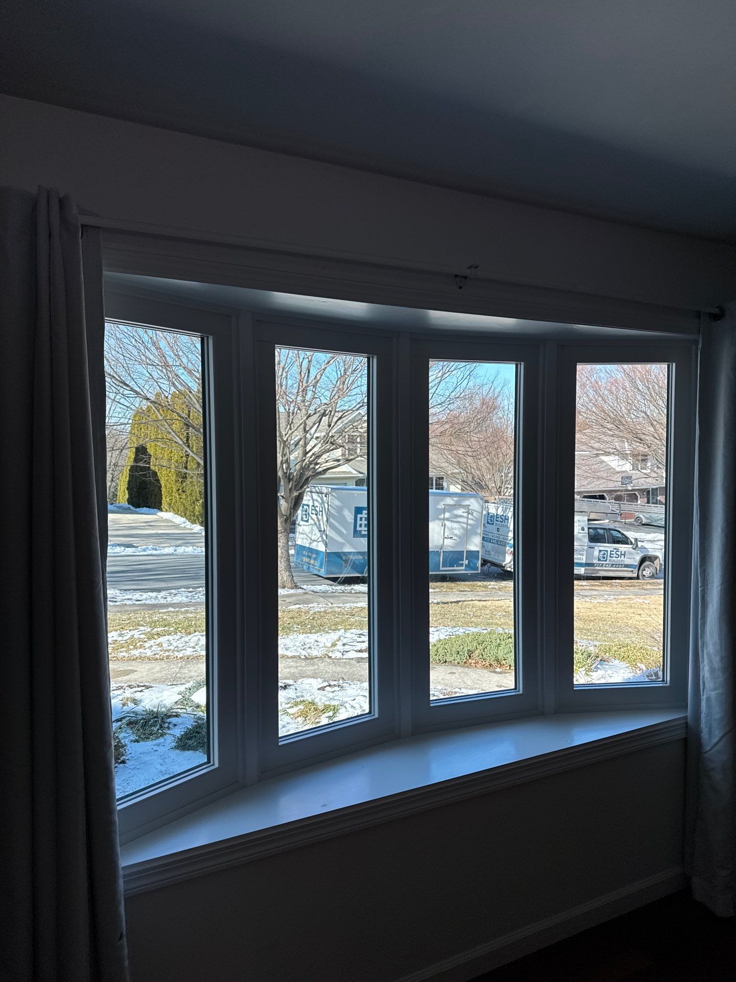 Bay Window and Sliding Glass Door Replacement in Hummelstown by Esh Builders